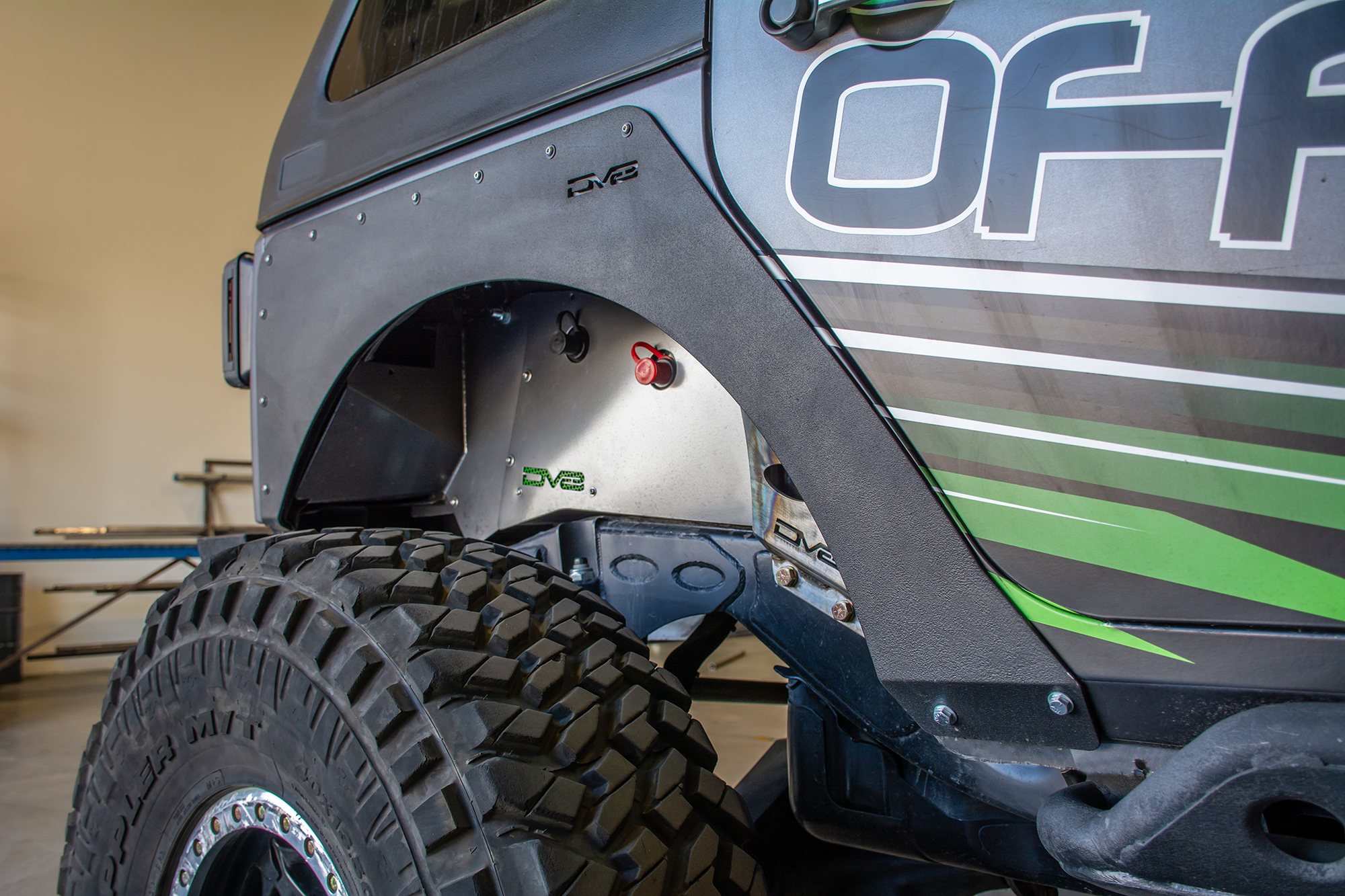 DV8 Offroad Fender Flares; Delete; Front & Rear FENDB-08