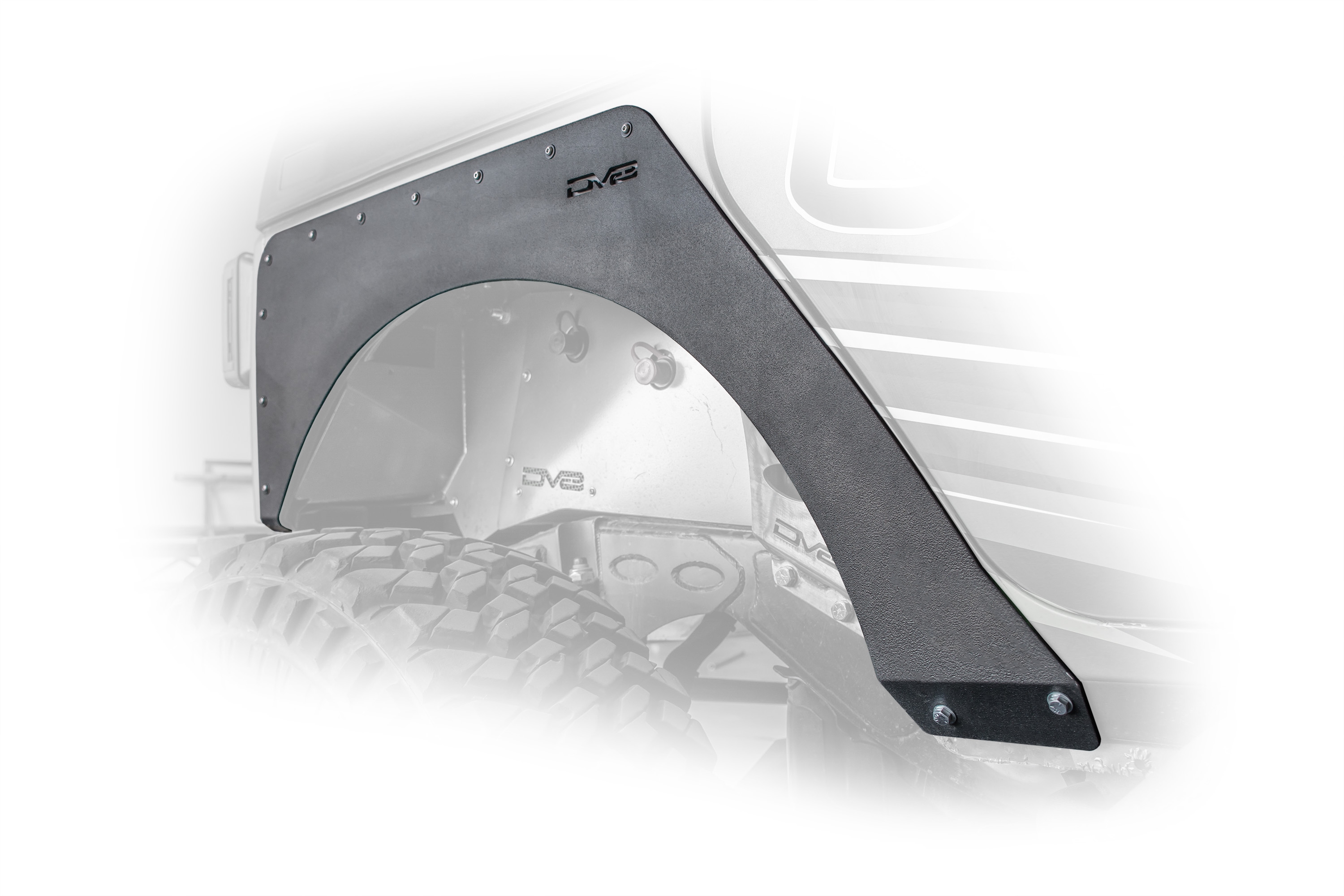 DV8 Offroad Fender Flares; Delete; Front & Rear FENDB-08