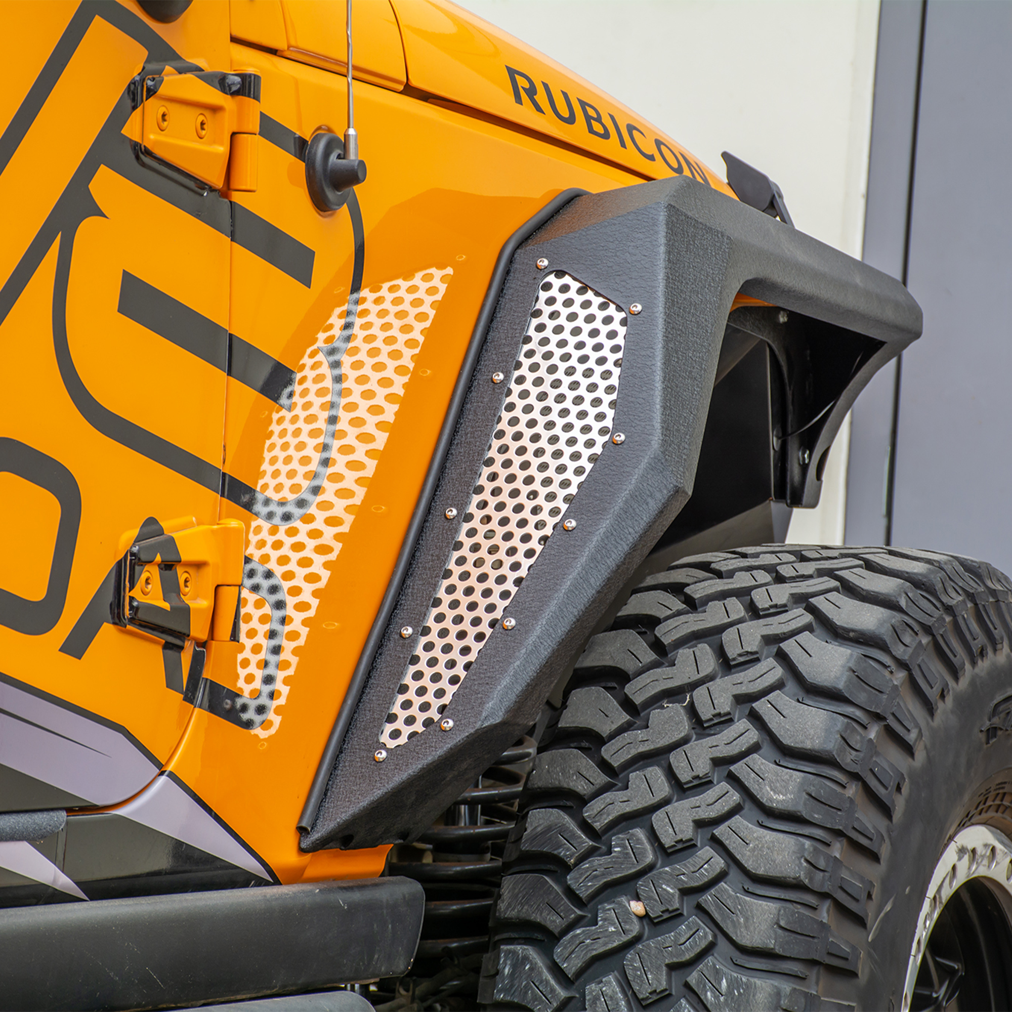 DV8 Offroad Fender Flares; Armor; Front & Rear FENDB-09