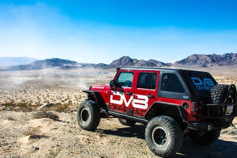 DV8 Offroad Fender Flares; Wide; Front & Rear FENDB-02