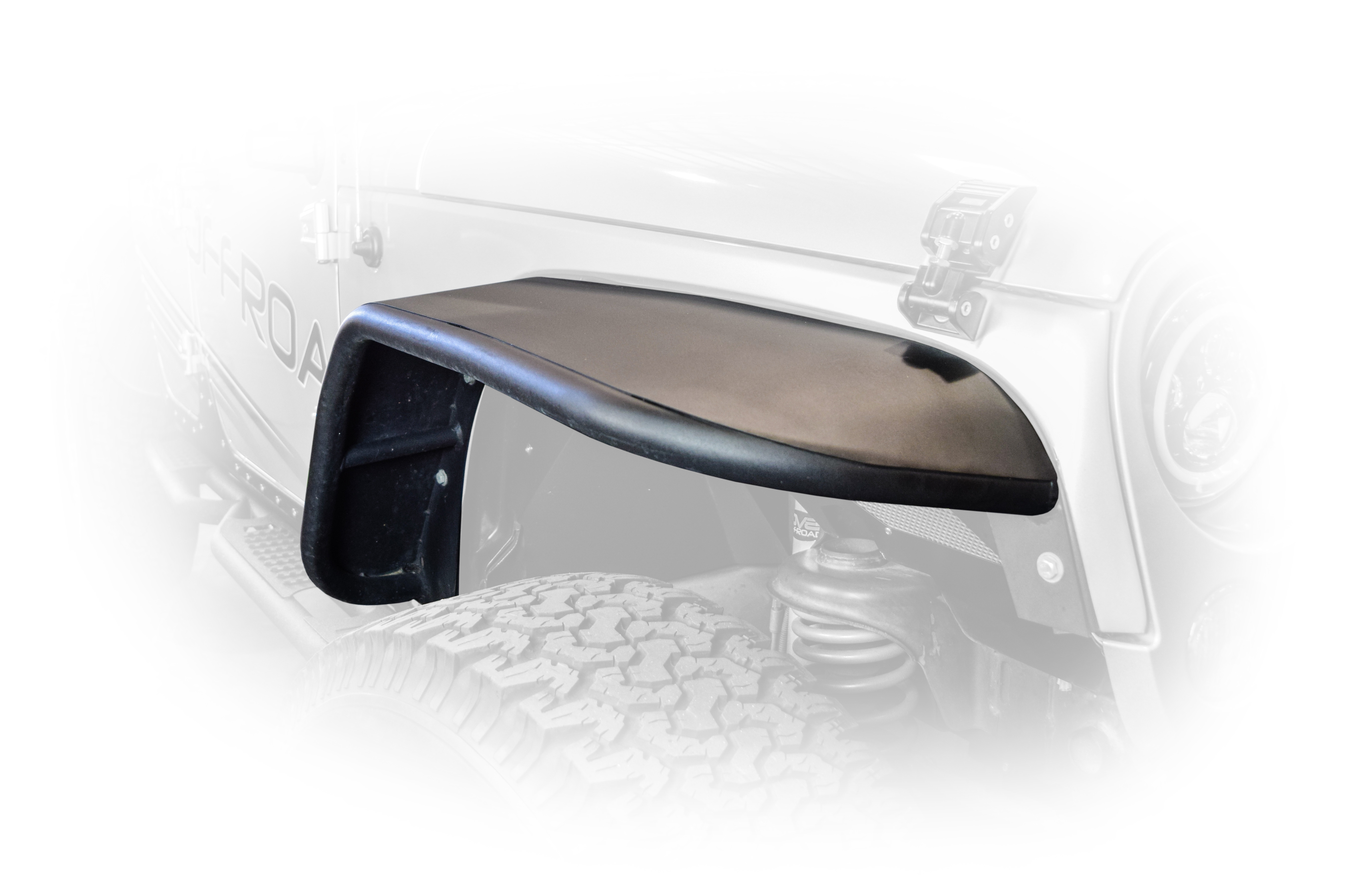 DV8 Offroad Fender Flares; Wide; Front & Rear FENDB-02