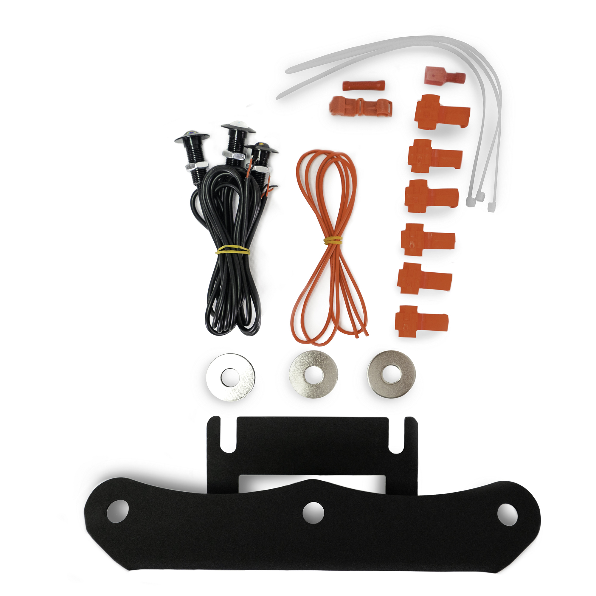 DV8 Offroad GRGL-01 20-22 JEEP GLADIATOR JT FRONT GRILL AMBER ACCENT LIGHTS GRGL-01