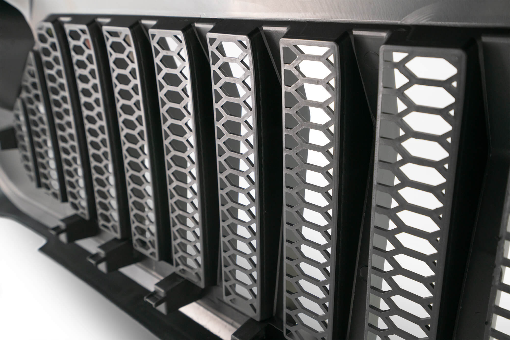 DV8 Offroad Replacement Grill; Black GRJL-01