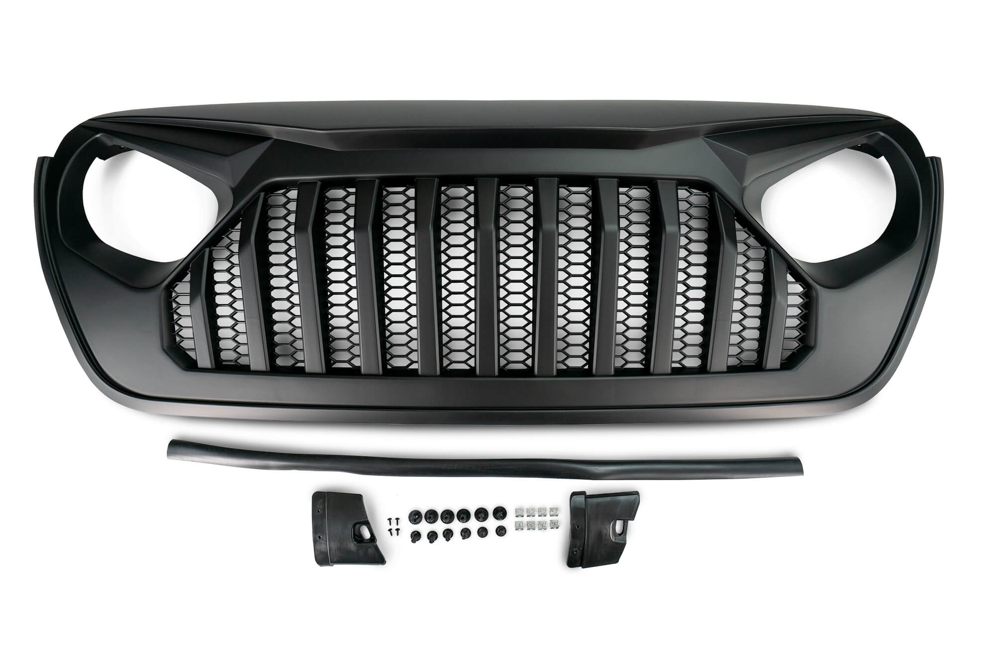 DV8 Offroad Replacement Grill; Black GRJL-01