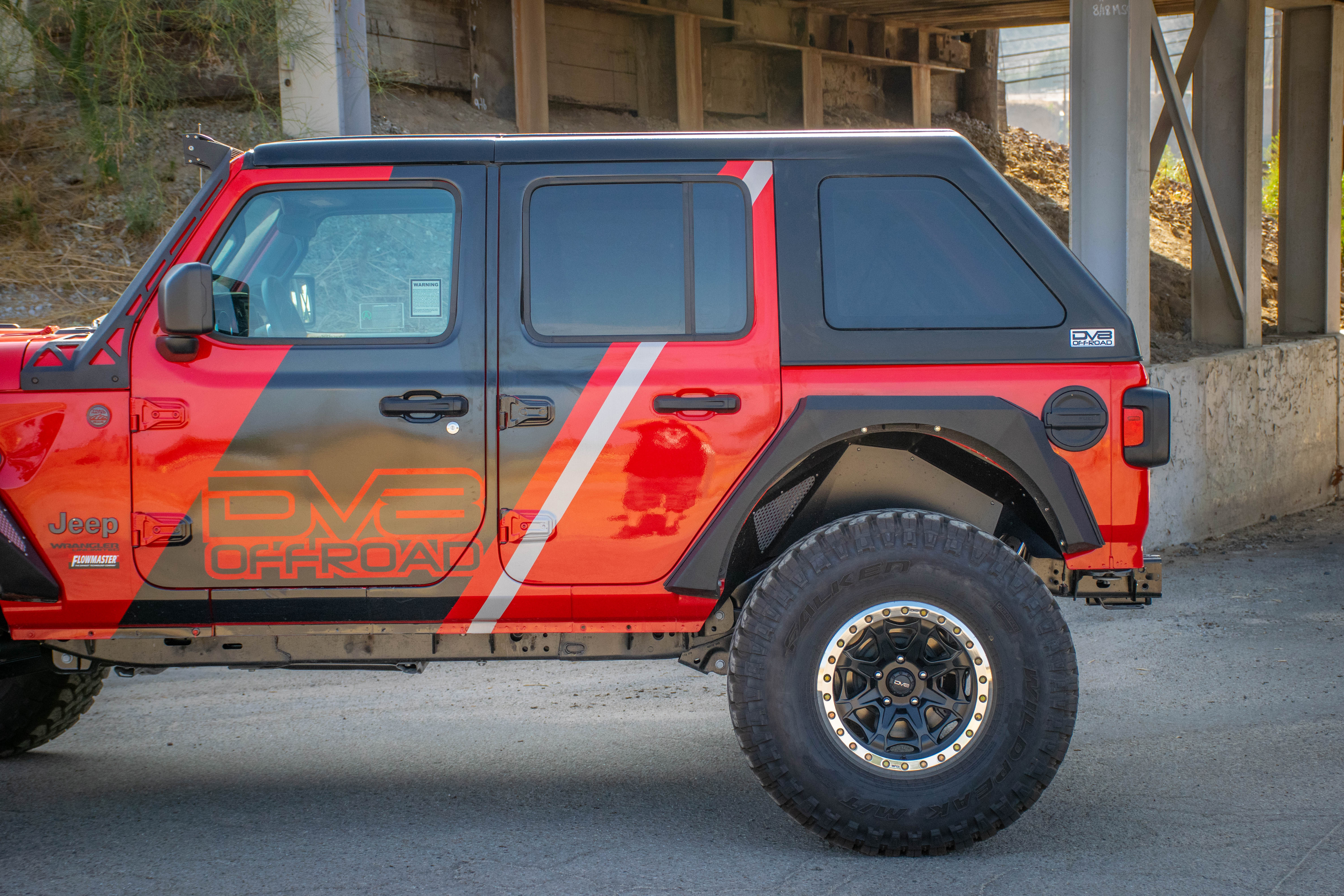 DV8 Offroad Hard Top; Fastback HTJLFB-B