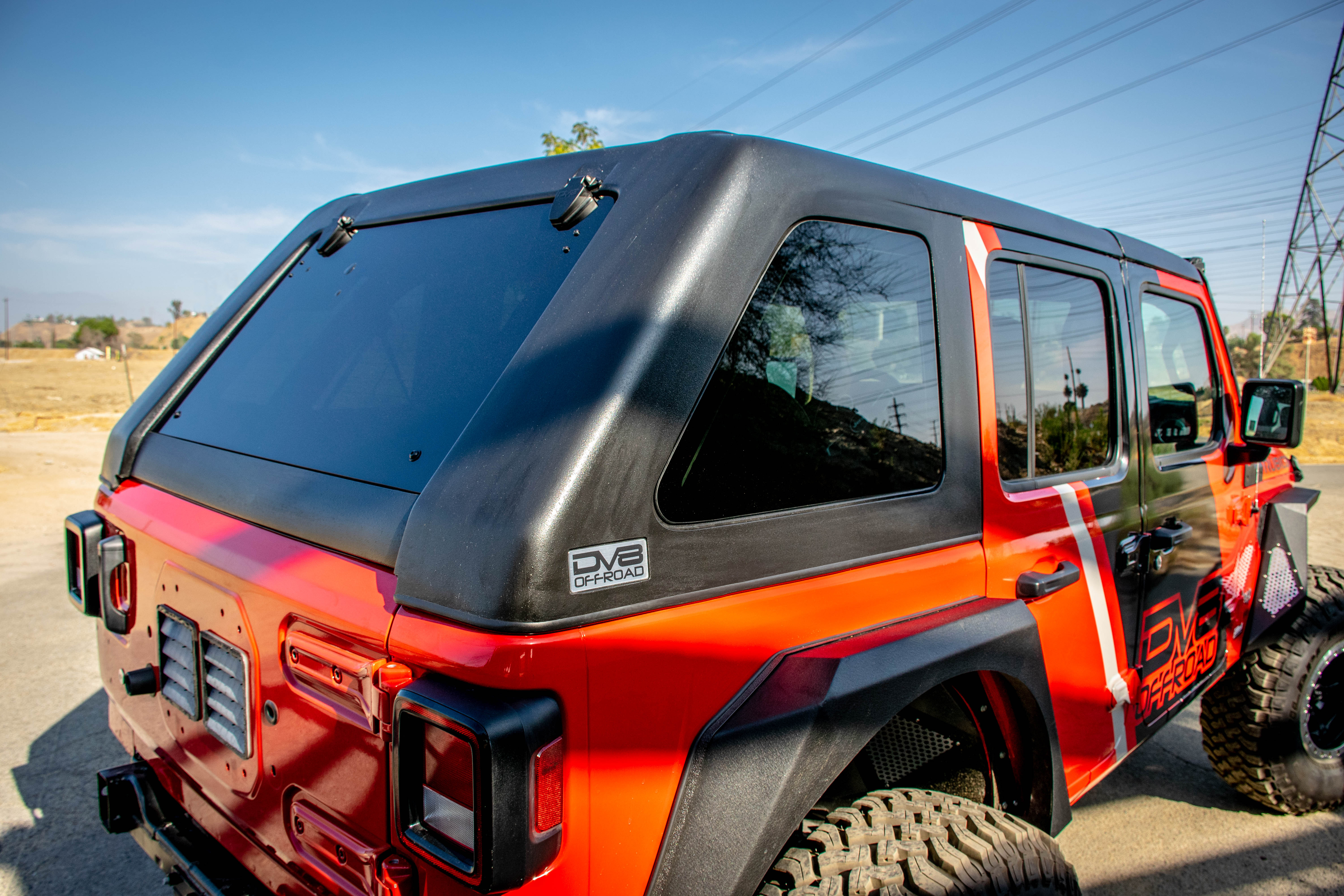 DV8 Offroad Hard Top; Fastback HTJLFB-B
