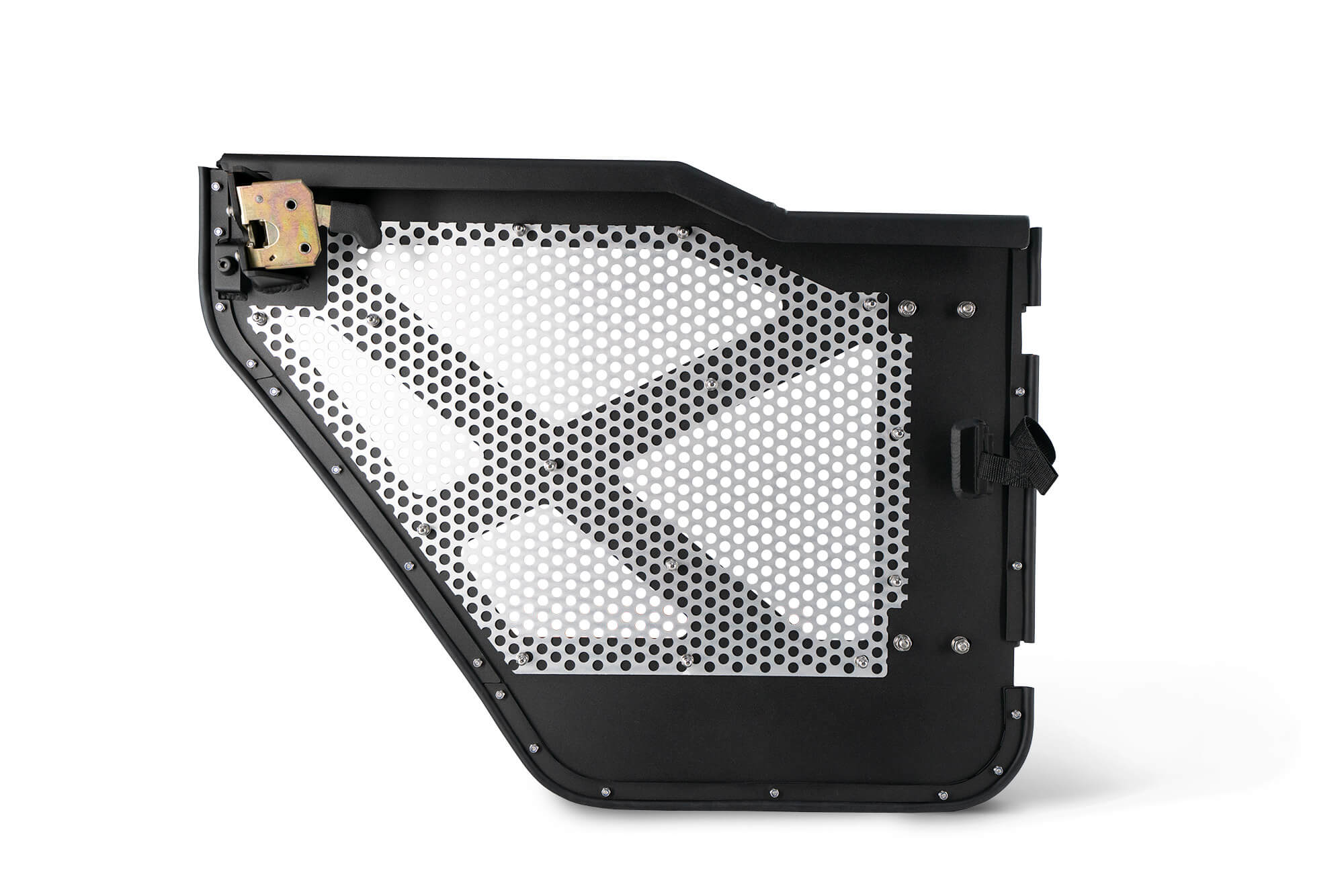 DV8 Offroad Half Door with Aluminum Mesh; Rear HDJL-01R