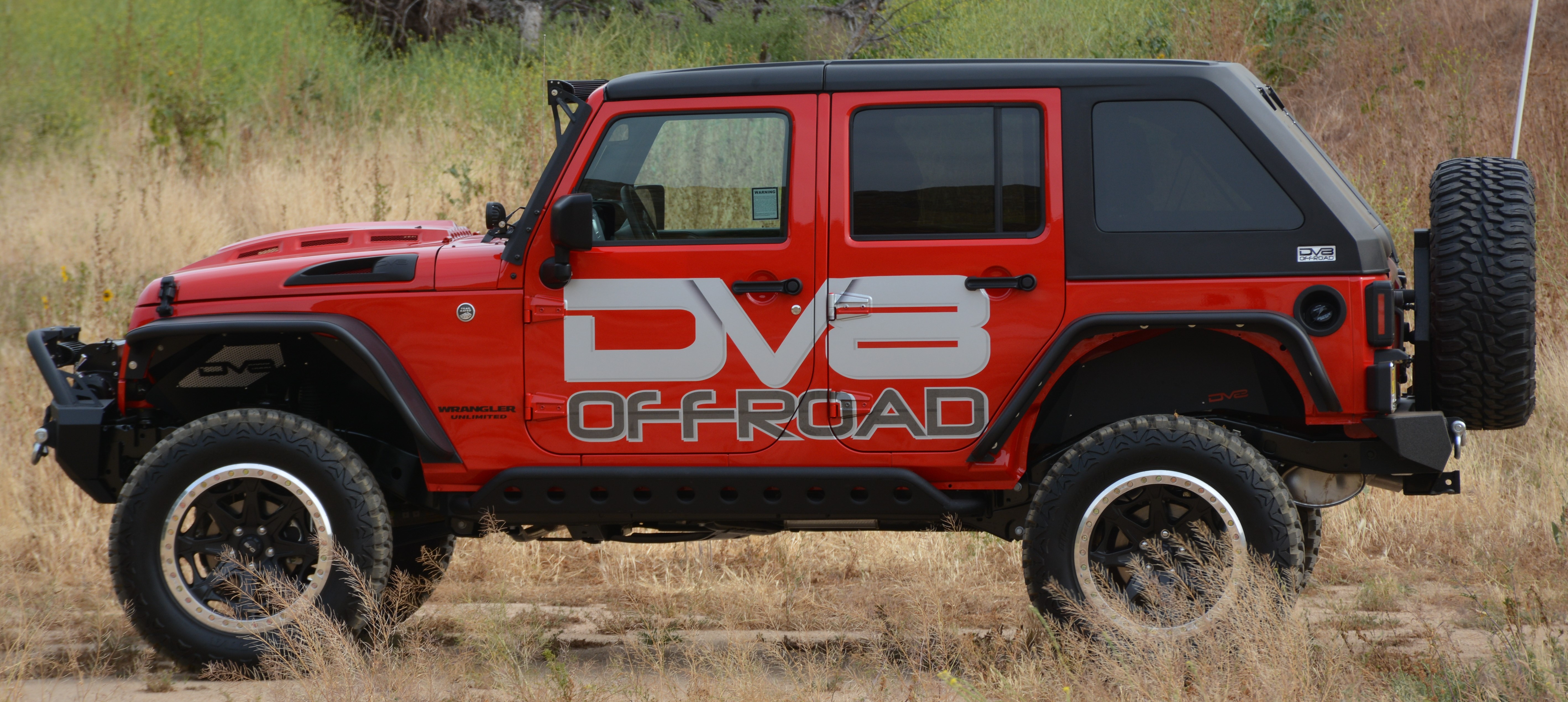 DV8 Offroad Hood; Heat Dispersion HDMB07-02