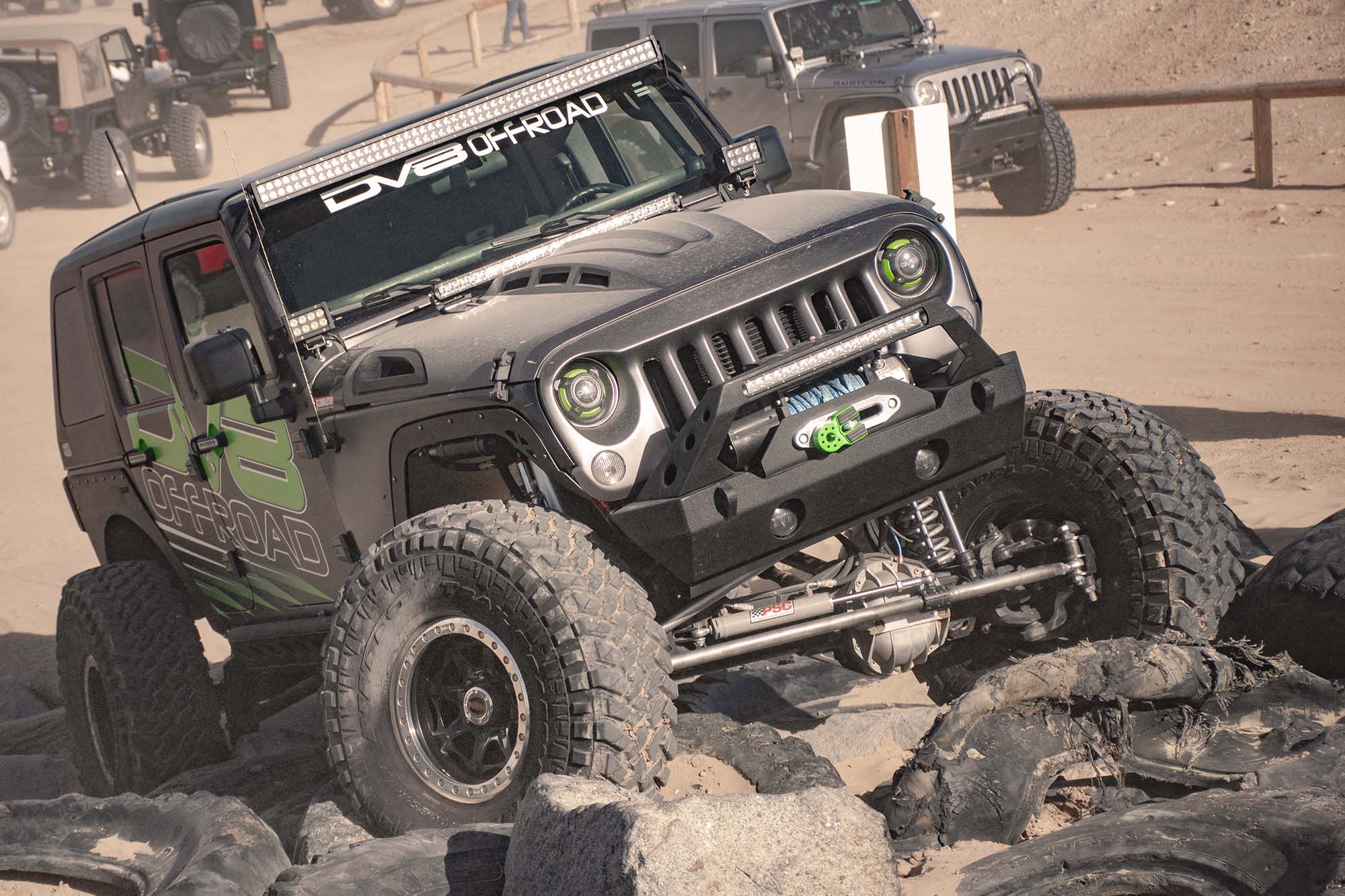 DV8 Offroad Hood; Heat Dispersion HDMB07-02