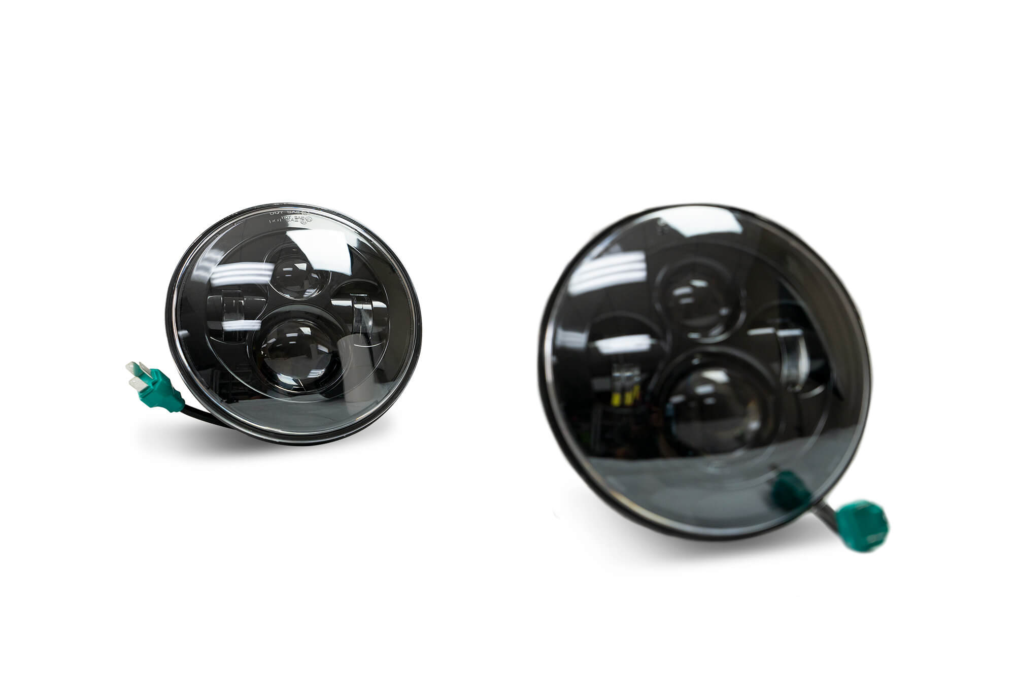 DV8 Offroad Projector Headlights; No Halo HL7JK-01