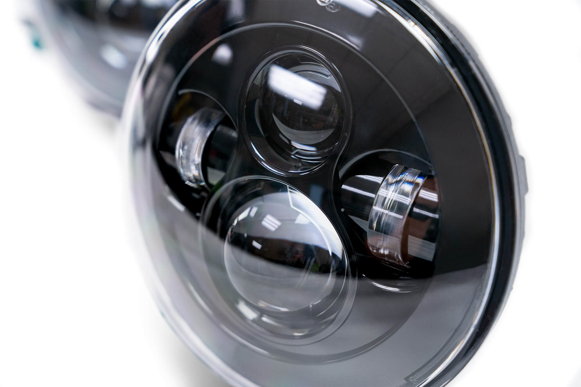 DV8 Offroad Projector Headlights; No Halo HL7JK-01