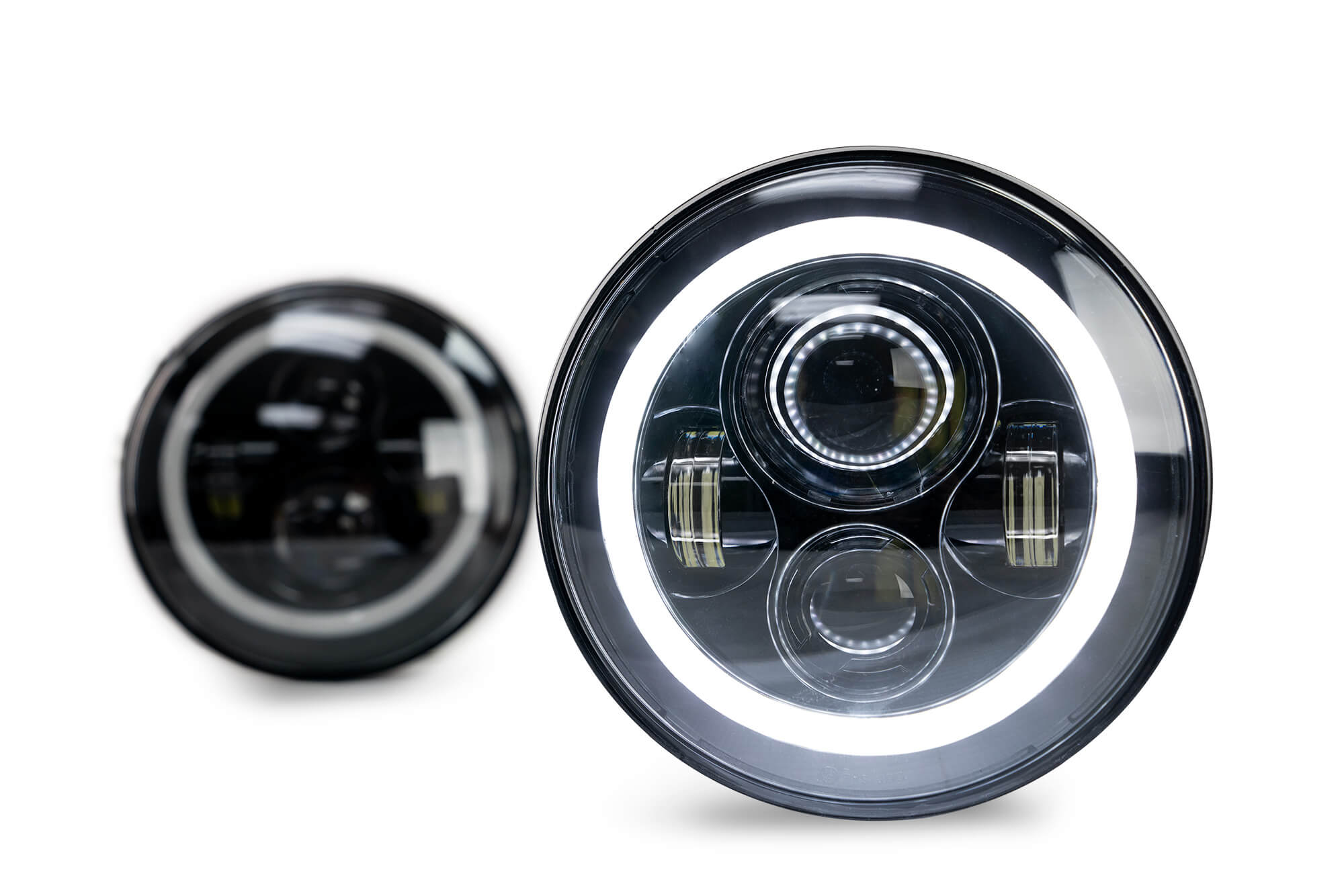 DV8 Offroad Projector Headlights; Halo HL7JK-02