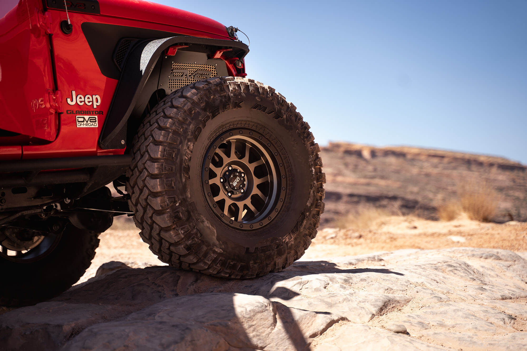 DV8 Offroad Inner Fender; Black; Front INFEND-03FB