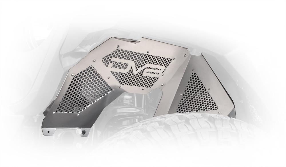 DV8 Offroad Inner Fender; Black; Front INFEND-03FB