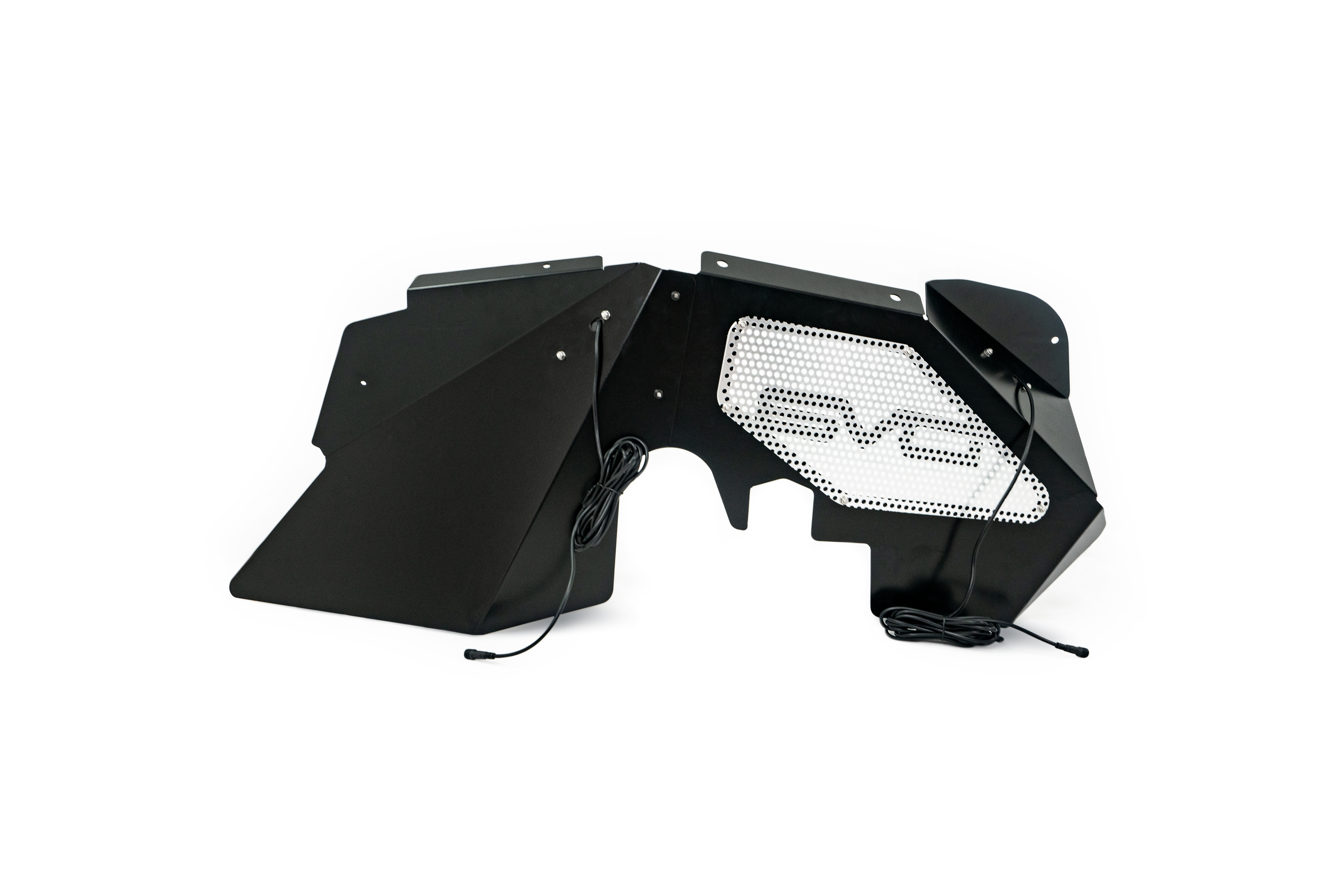 DV8 Offroad Inner Fender and Rock Light; Front; Black Finish INFEND-01FBRL
