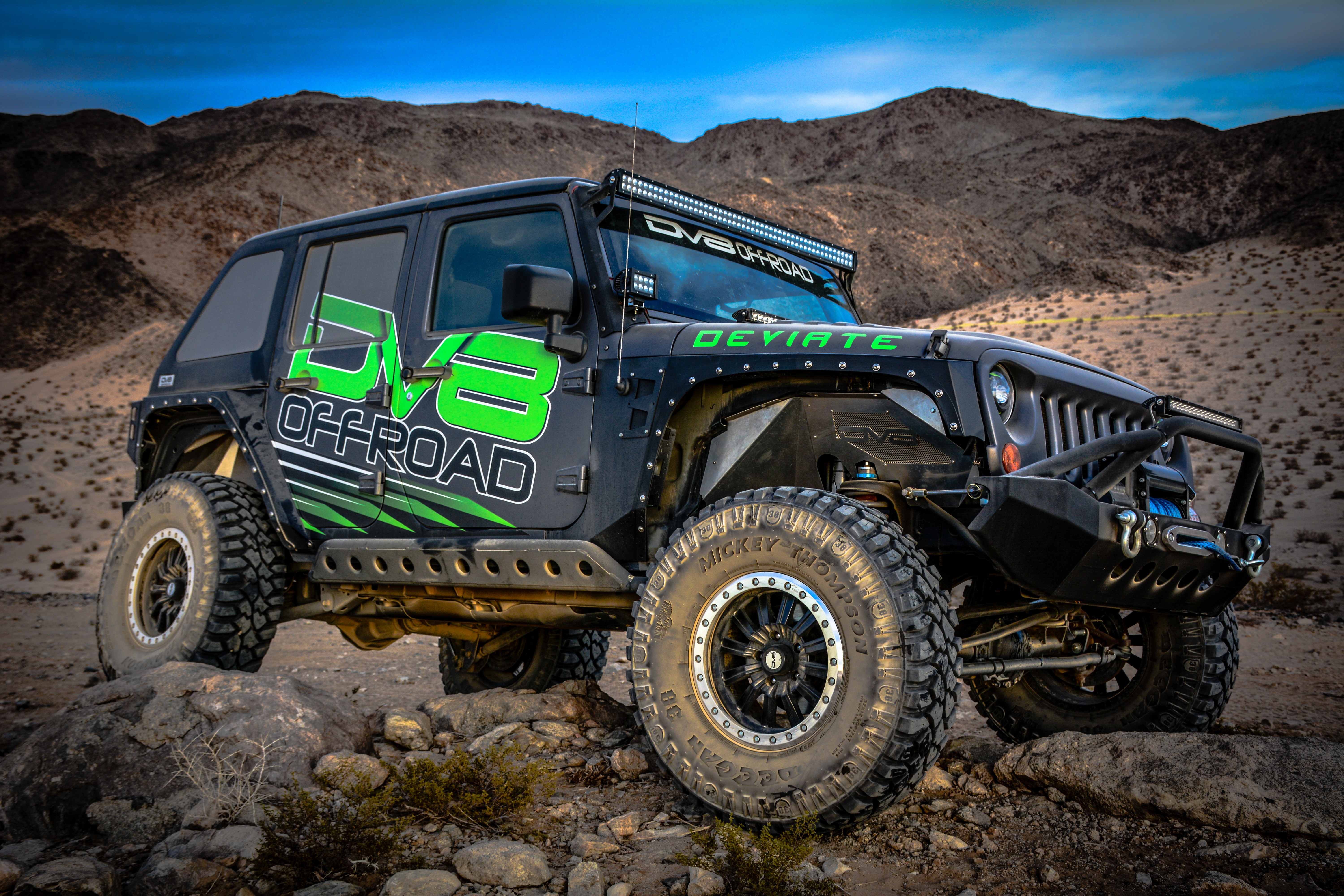 DV8 Offroad Inner Fender; Front; Raw Finish INFEND-01FR