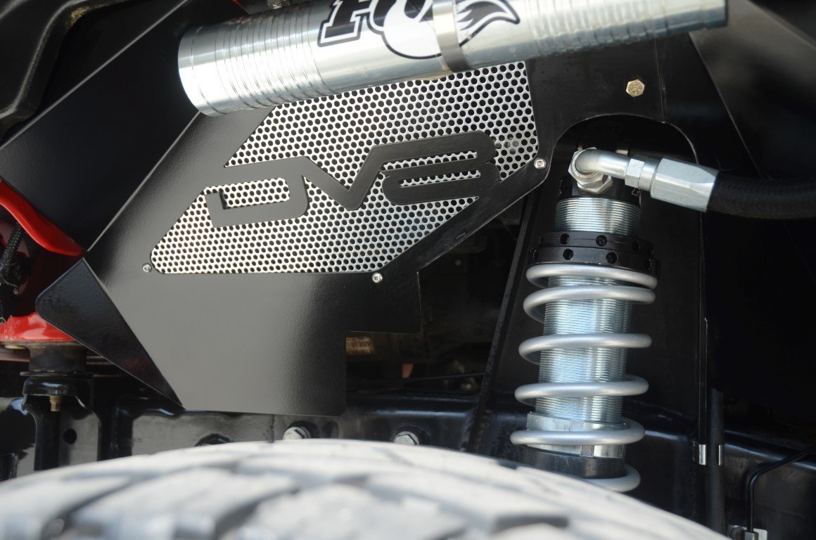 DV8 Offroad Inner Fender; Front; Raw Finish INFEND-01FR