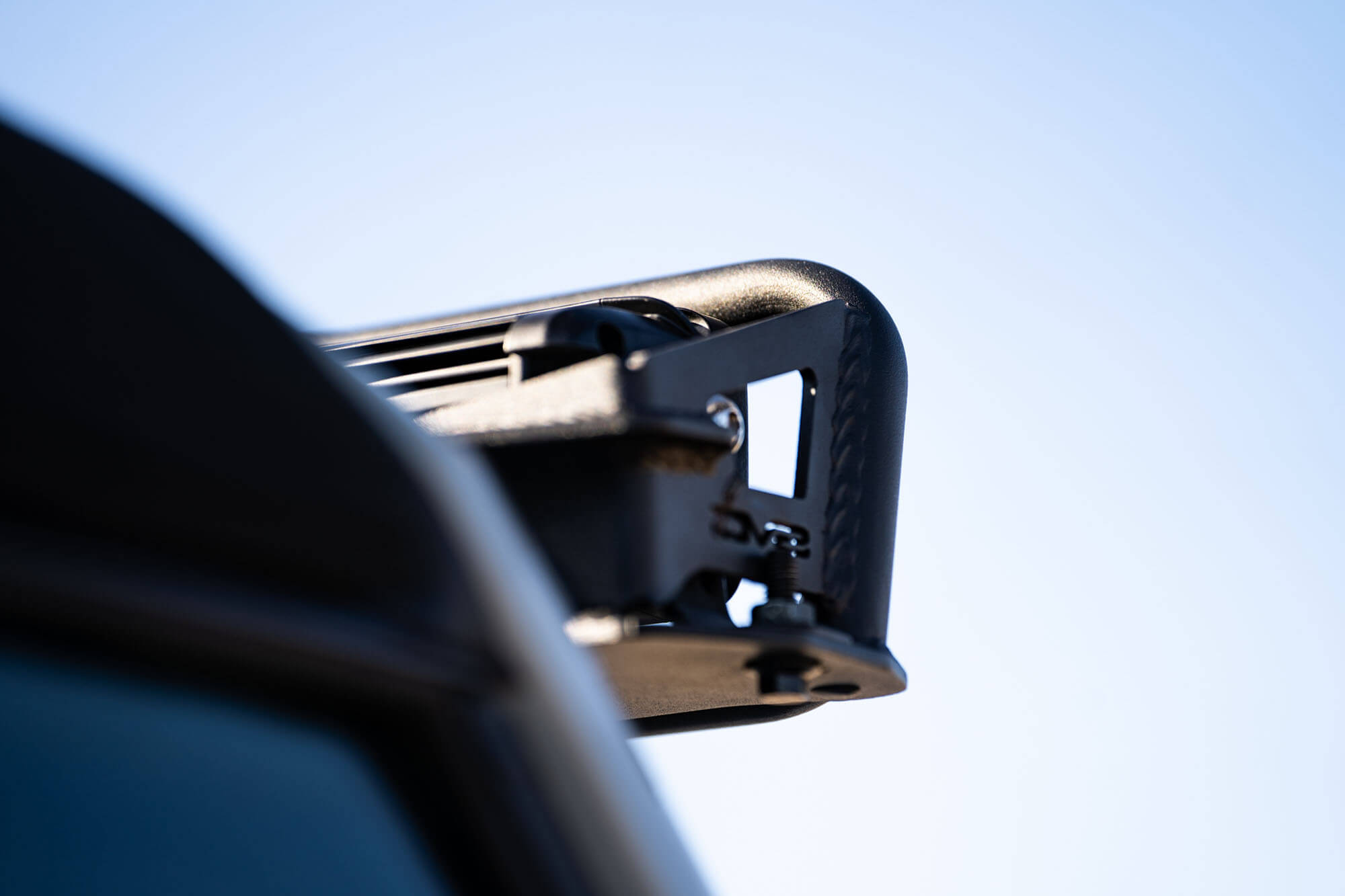 DV8 Offroad 2021-22 Ford Bronco; 52-Inch Straight LED Light Bar Mount LBBR-01