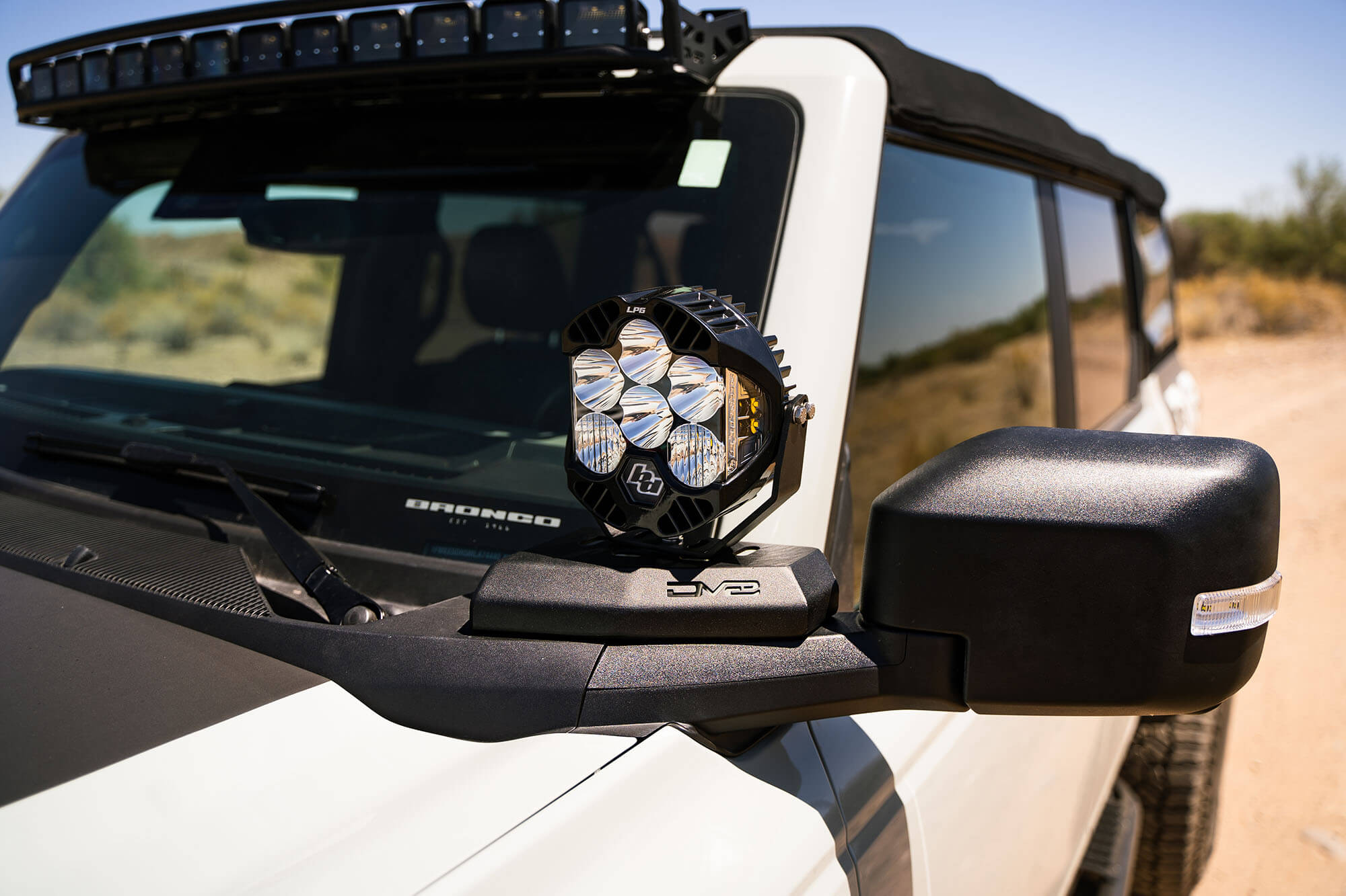 DV8 Offroad 2021-22 Ford Bronco A-Pillar Pod Light Mounts? LBBR-02