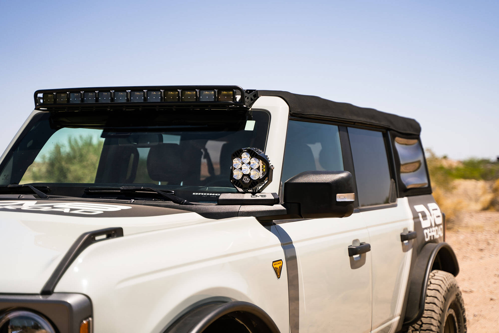 DV8 Offroad 2021-22 Ford Bronco A-Pillar Pod Light Mounts? LBBR-02