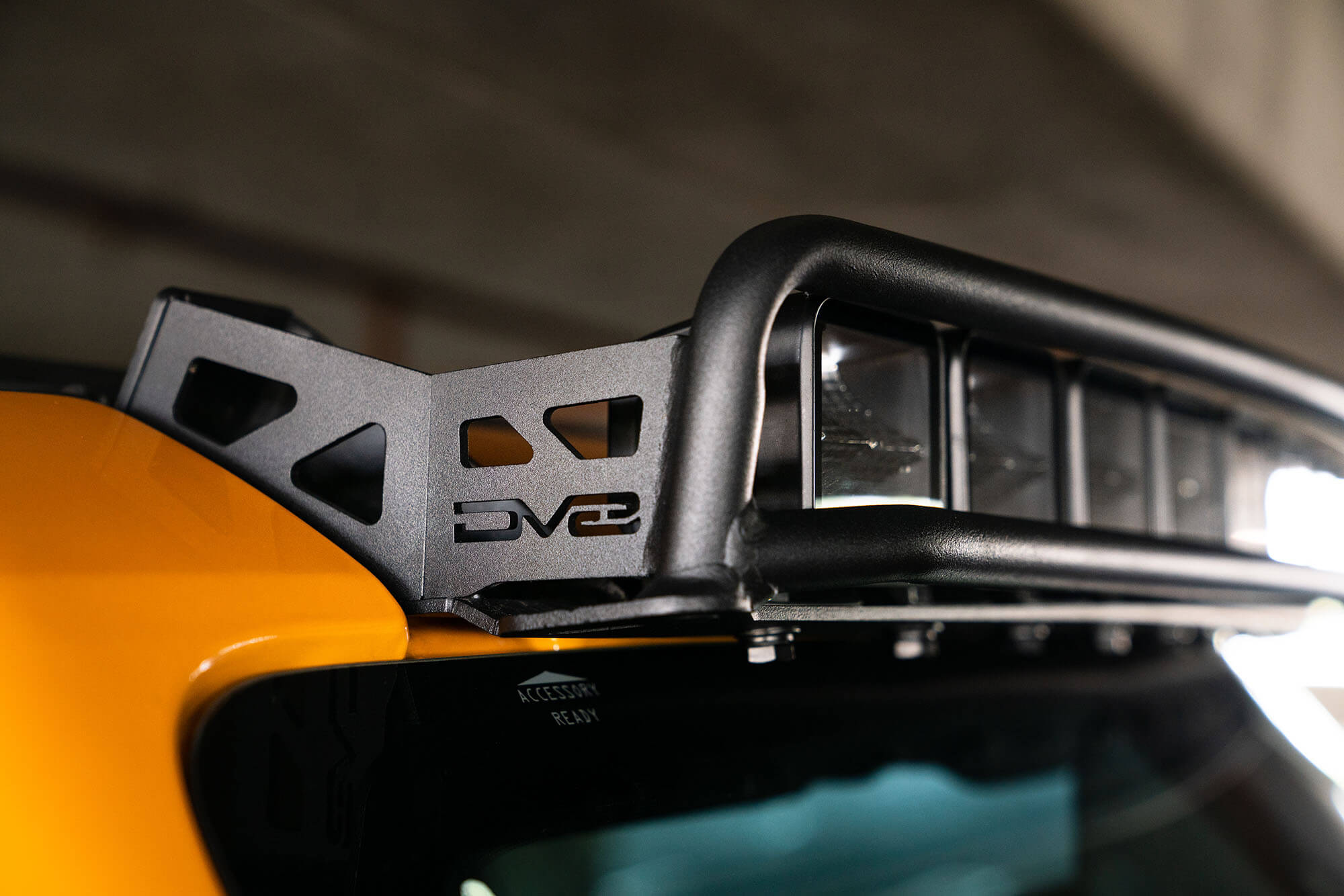 DV8 Offroad 2021-22 Ford Bronco - Curved Light Bracket for 12 3-Inch Pod Lights LBBR-03