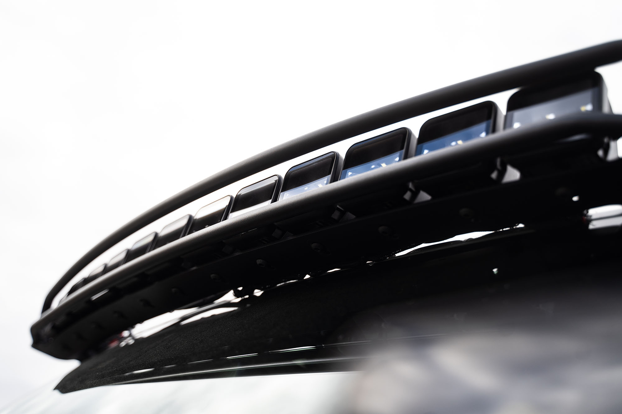 DV8 Offroad 2021-22 Ford Bronco - Curved Light Bracket for 12 3-Inch Pod Lights LBBR-03