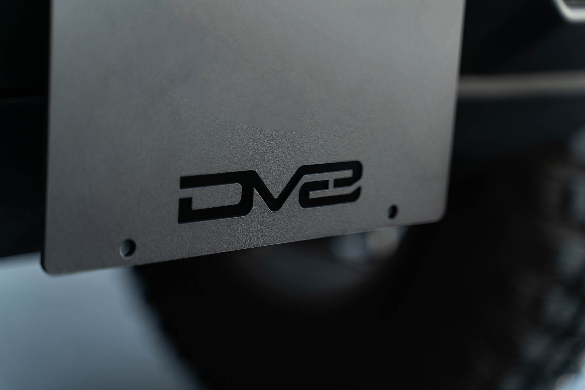 DV8 Offroad Ford Bronco Capable Bumper Front License Plate Mount LPBR-04