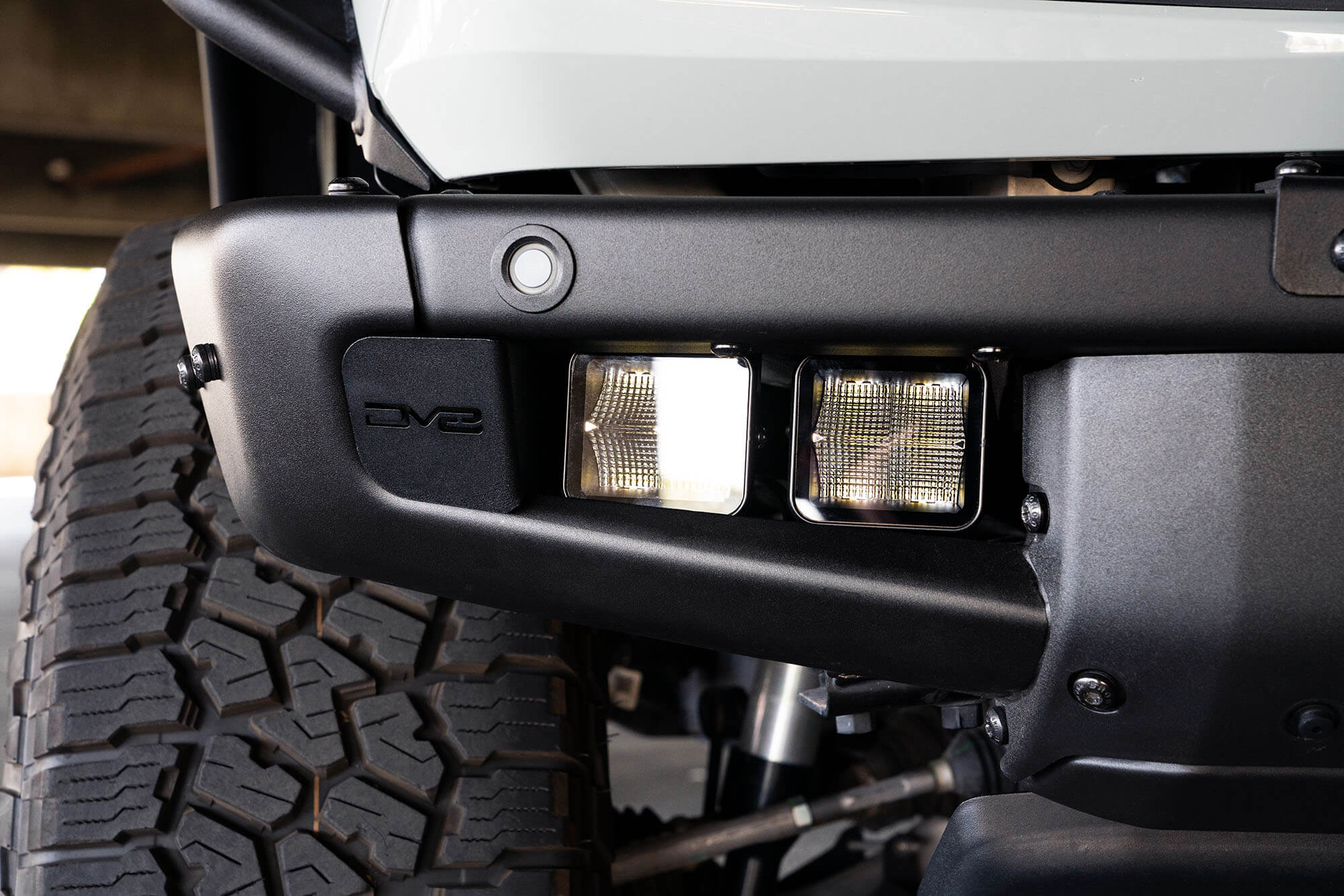 DV8 Offroad Factory Bumper Pocket Light Mount LBBR-05