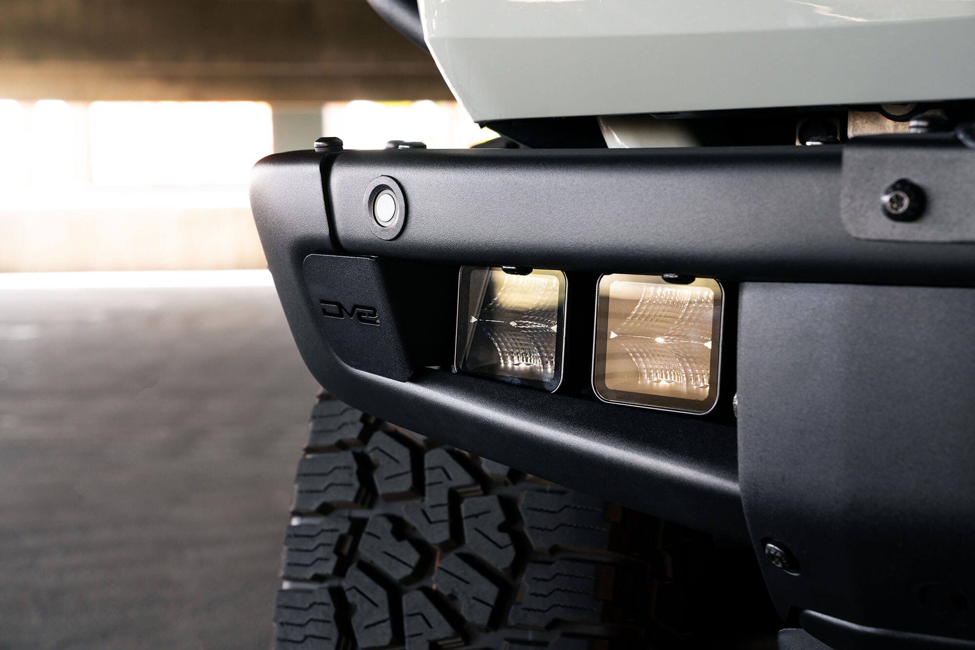 DV8 Offroad Factory Bumper Pocket Light Mount LBBR-05