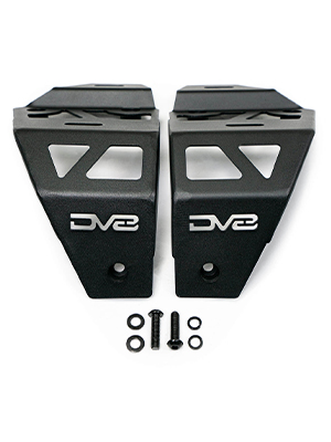 DV8 Offroad 2018-22 Jeep JL & 2020-2022 Jeep JT A-Pillar Dual Pod Light Mounts LBJL-04