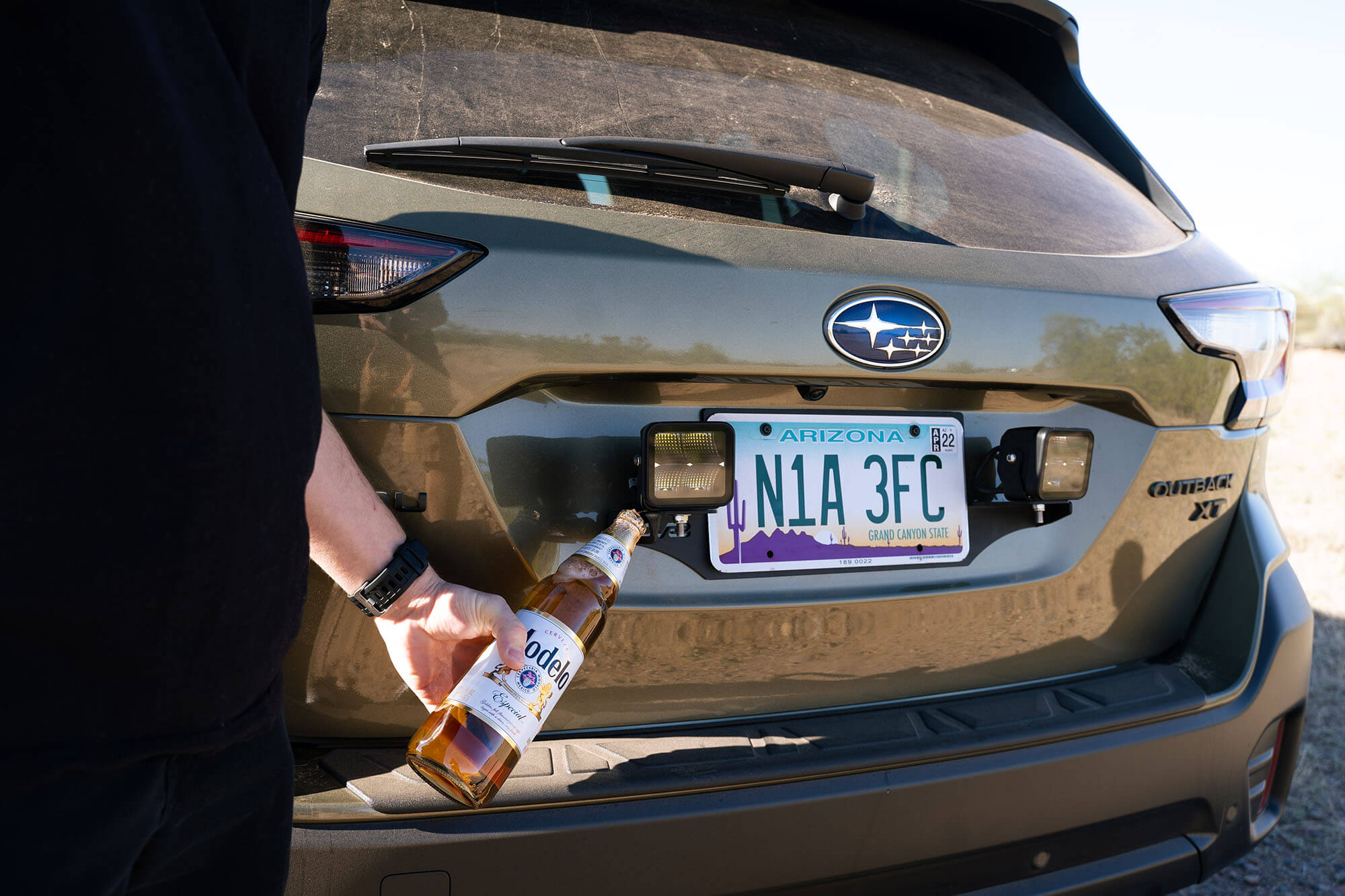 DV8 Offroad Universal License Plate Mount W/ Pod Light Mounts? LPBM-03