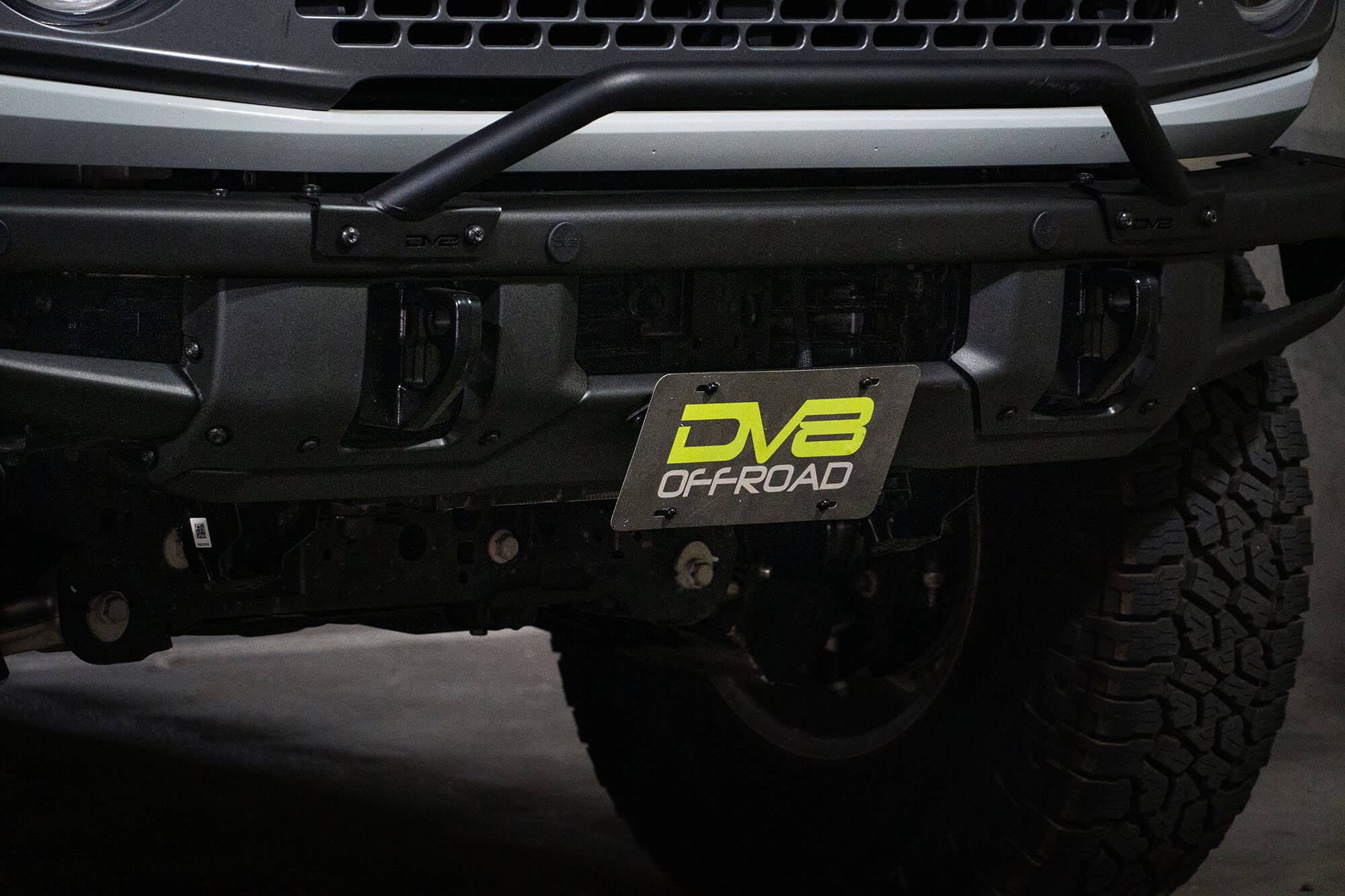 DV8 Offroad Front License Plate Relocation Bracket LPBR-01