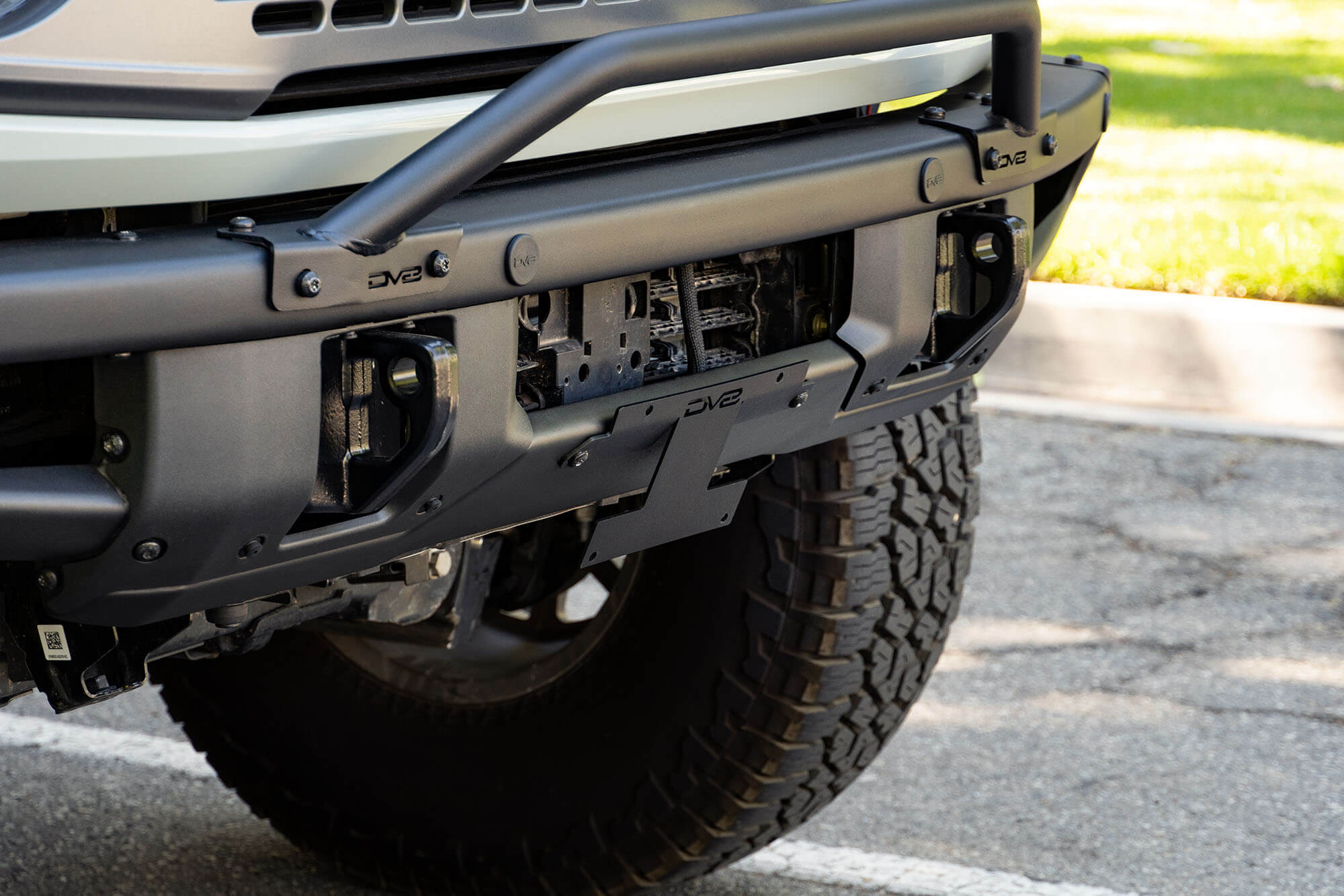 DV8 Offroad Front License Plate Relocation Bracket LPBR-01