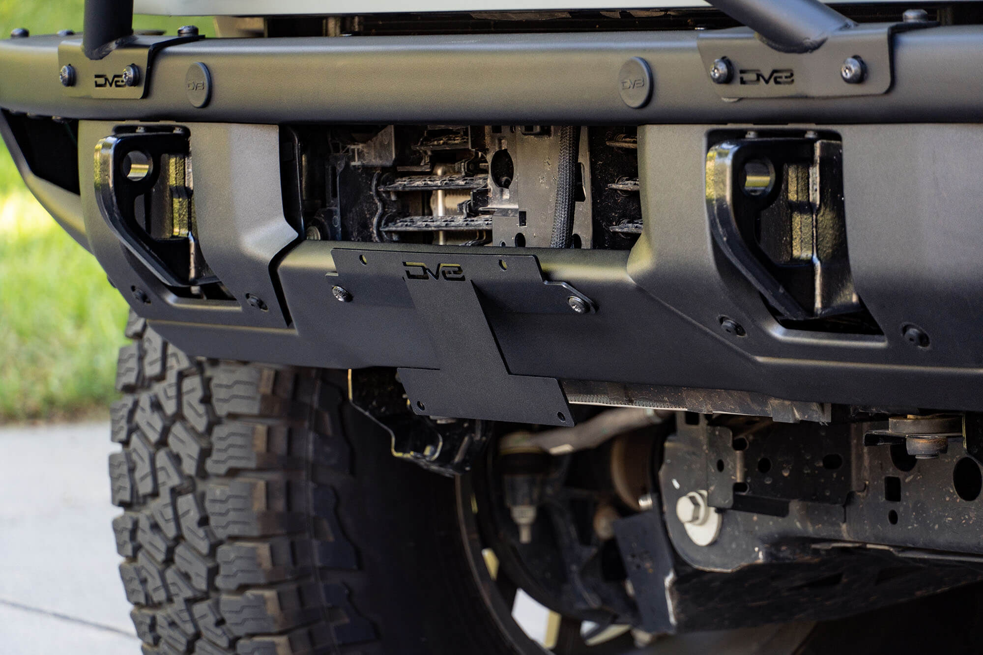 DV8 Offroad Front License Plate Relocation Bracket LPBR-01