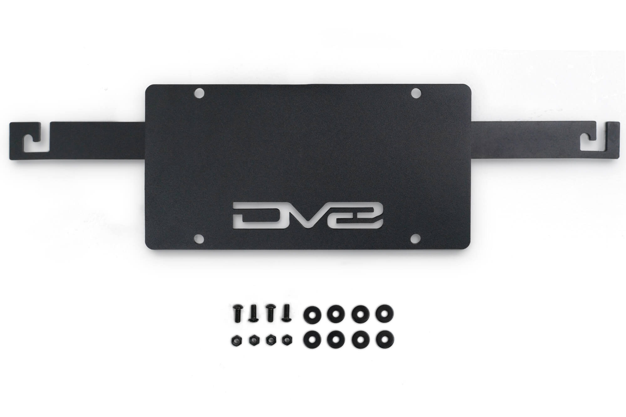 DV8 Offroad Ford Bronco Capable Bumper Front License Plate Mount LPBR-04