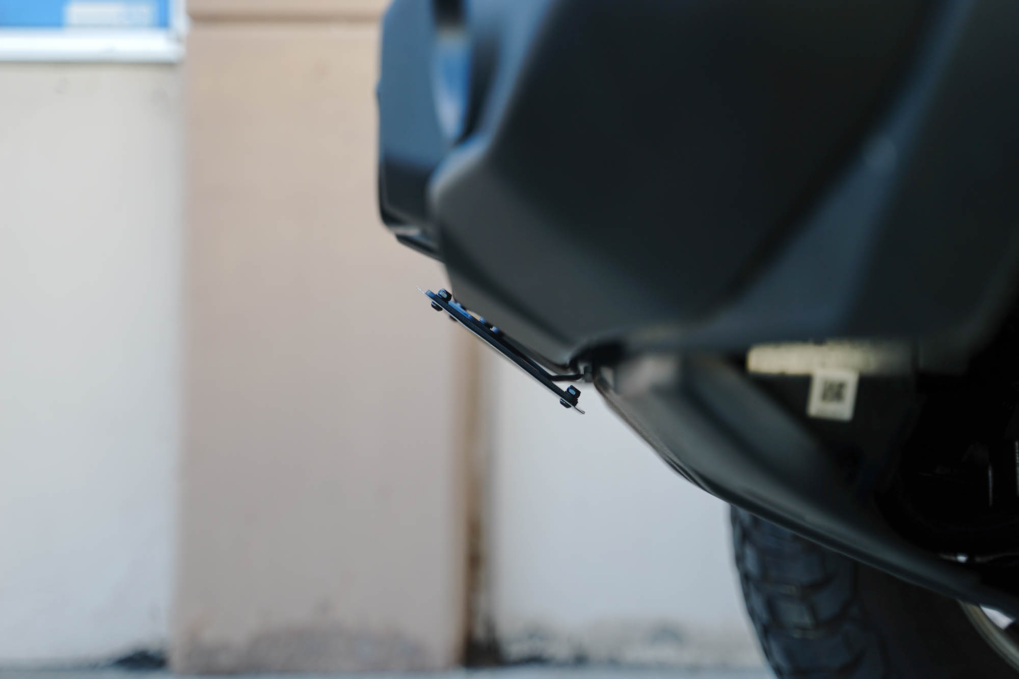 DV8 Offroad Ford Bronco Capable Bumper Slanted Front License Plate Mount LPBR-05