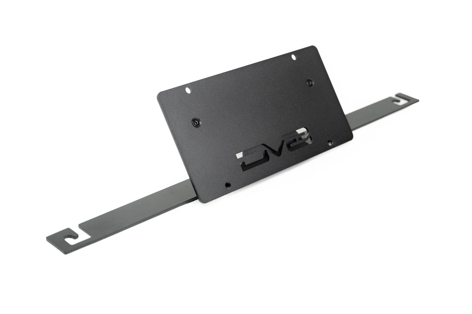 DV8 Offroad Ford Bronco Capable Bumper Slanted Front License Plate Mount LPBR-05
