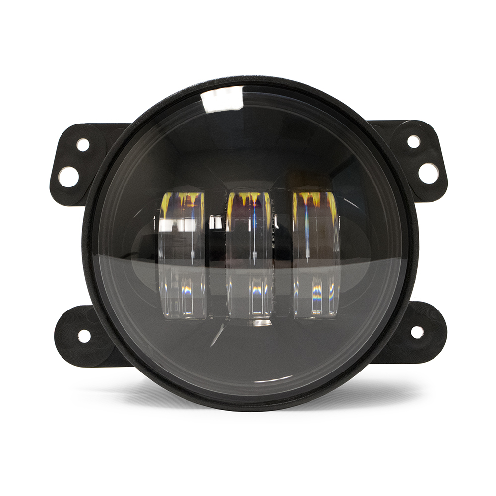 DV8 Offroad Fog Light; 4 in. Round; Pair R4FL16W3W