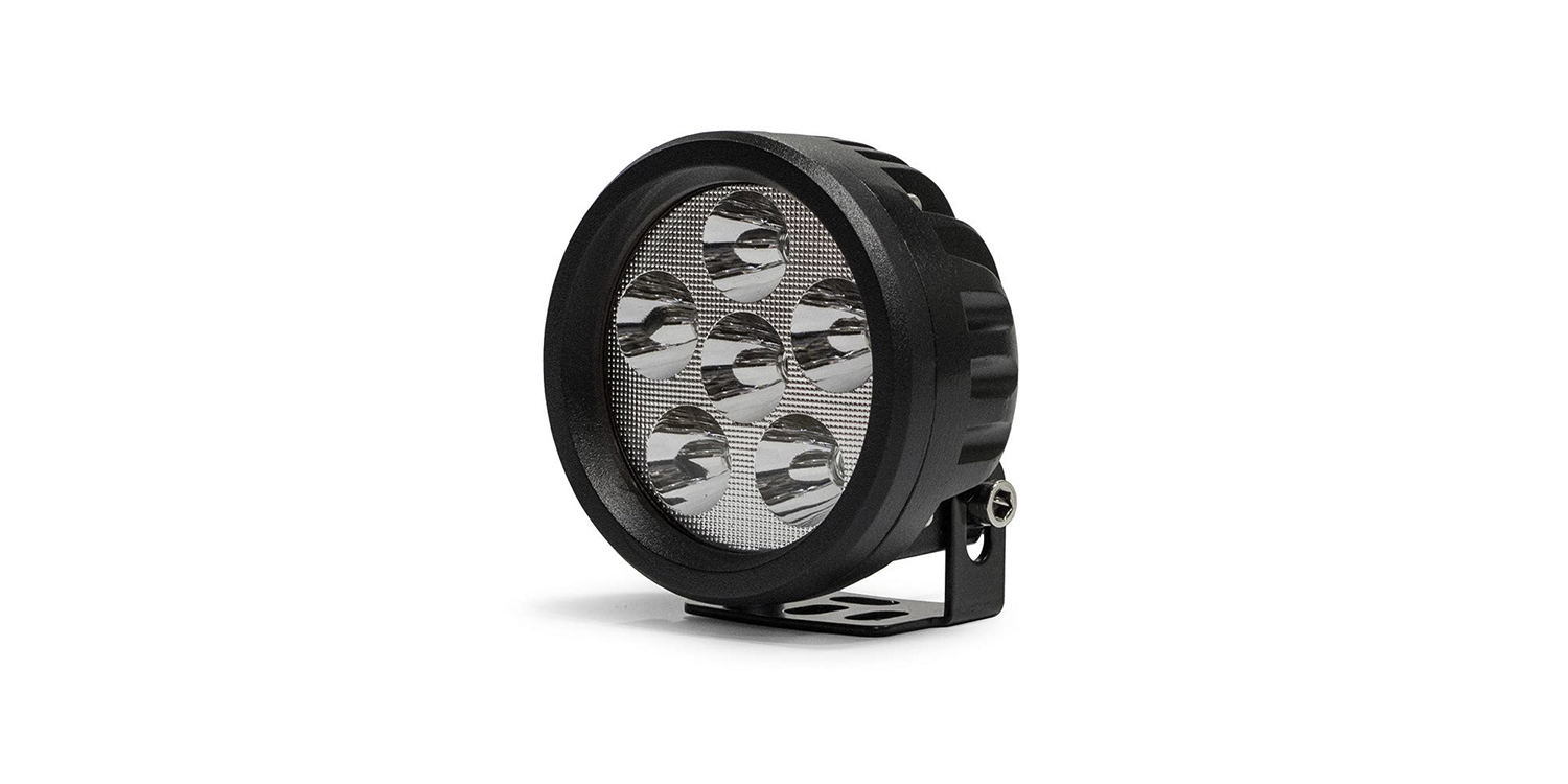 DV8 Offroad 3.5 in. Round LED Light; Spot Pattern R3.5E16W3W