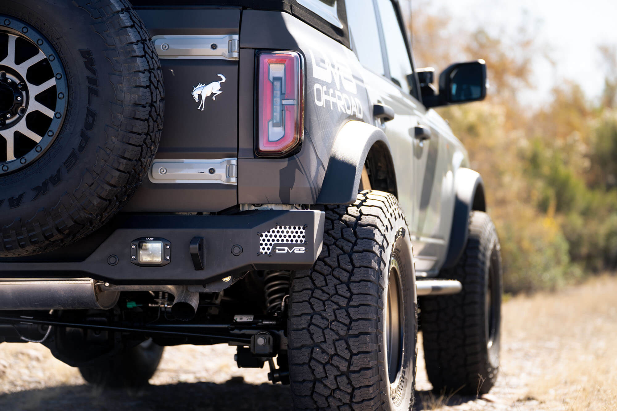DV8 Offroad 2021-22 Ford Bronco; MTO Series Rear Bumper RBBR-01