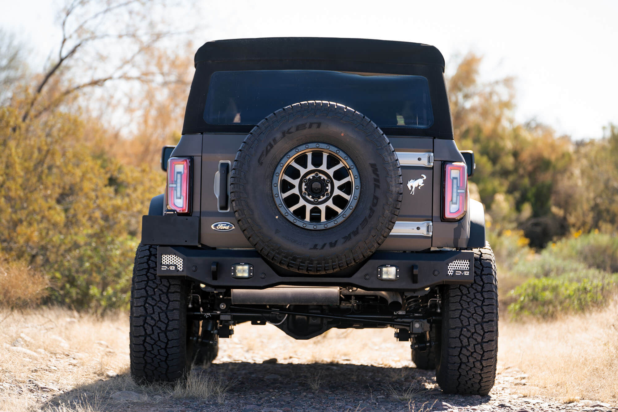 DV8 Offroad 2021-22 Ford Bronco; MTO Series Rear Bumper RBBR-01