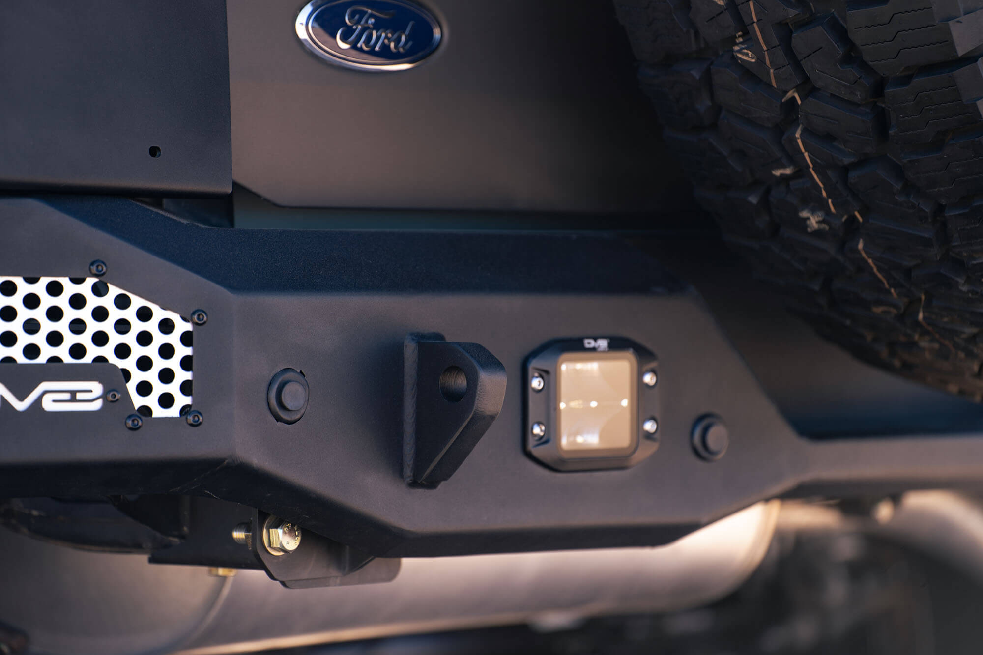 DV8 Offroad 2021-22 Ford Bronco; MTO Series Rear Bumper RBBR-01