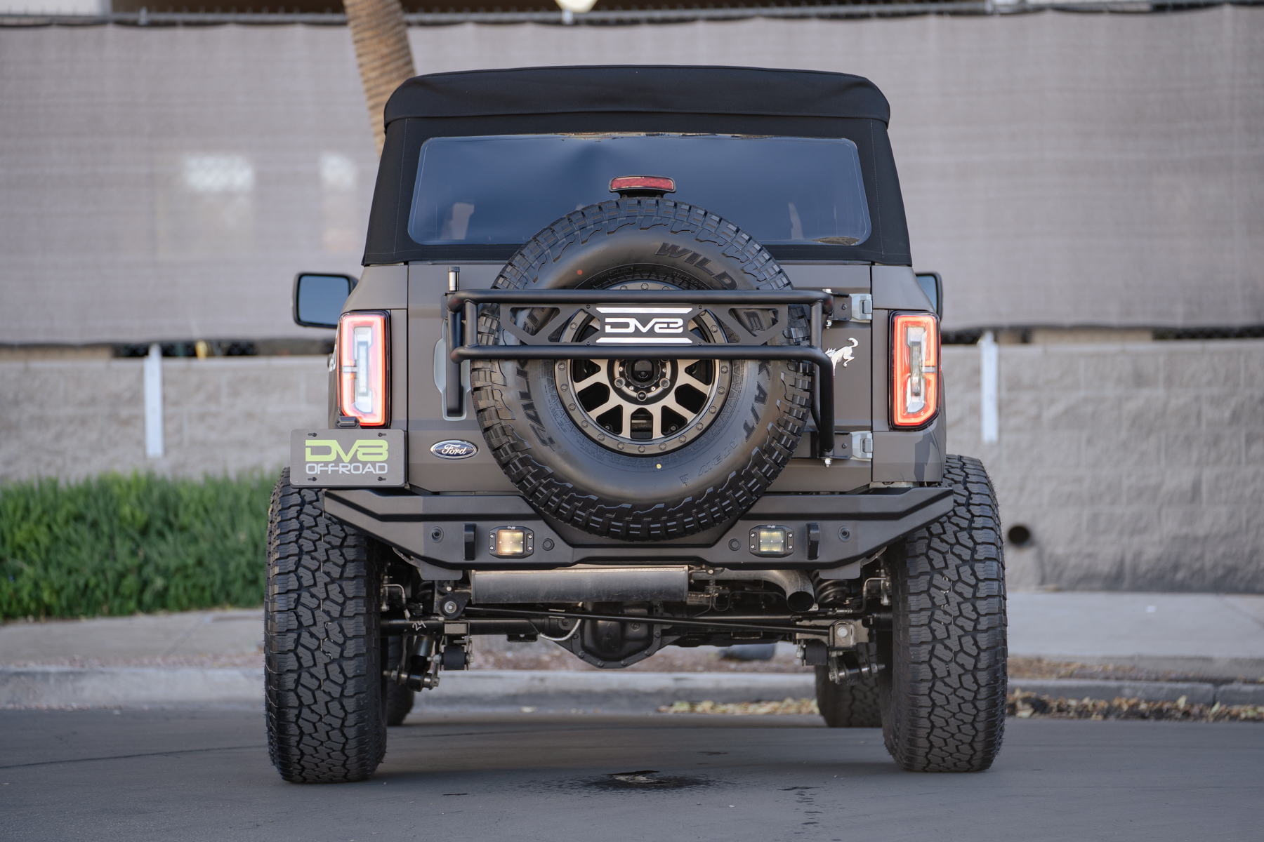 DV8 Offroad 2021-22 Ford Bronco FS-15 Series Rear Bumper RBBR-02
