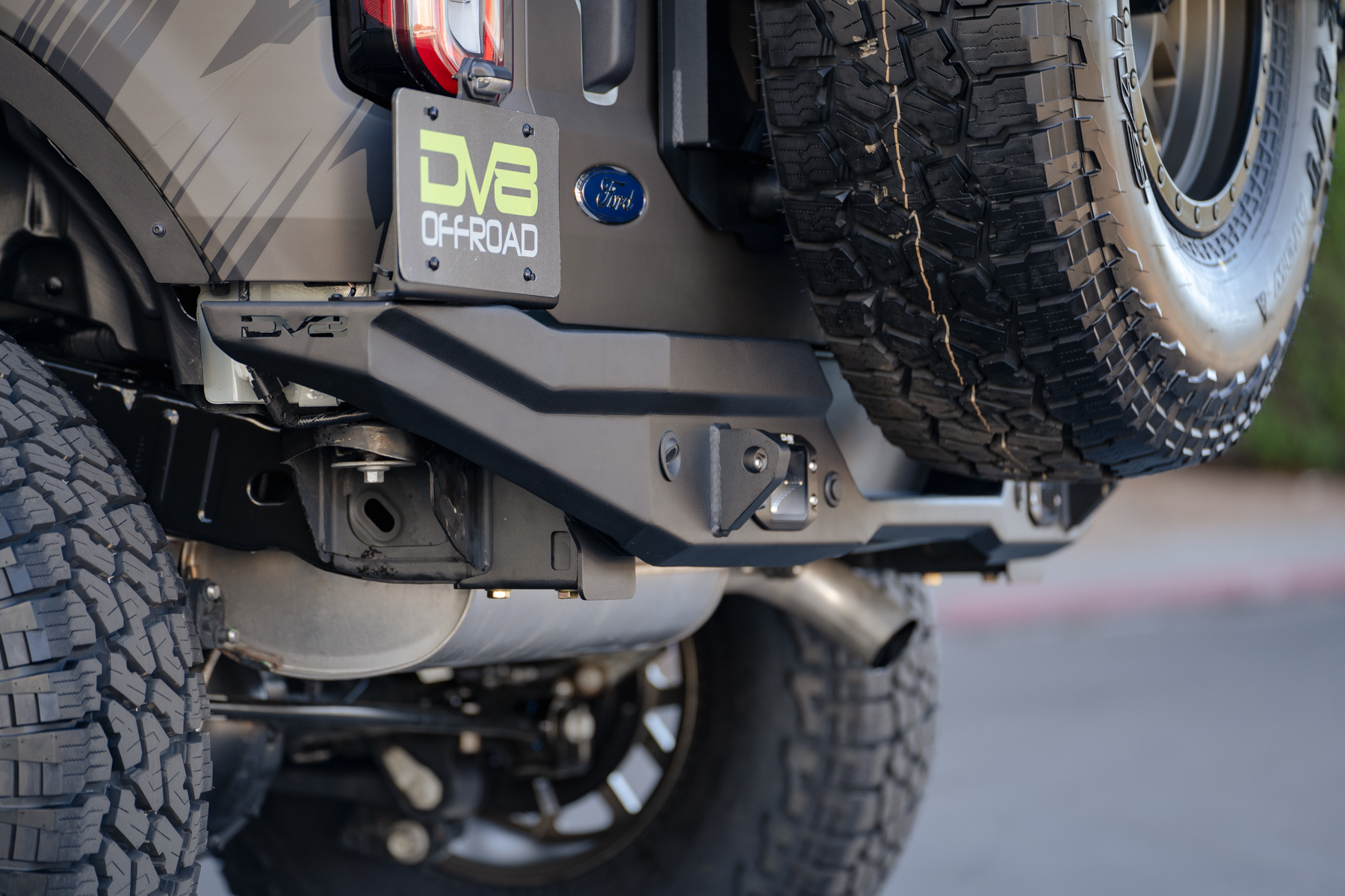 DV8 Offroad 2021-22 Ford Bronco FS-15 Series Rear Bumper RBBR-02