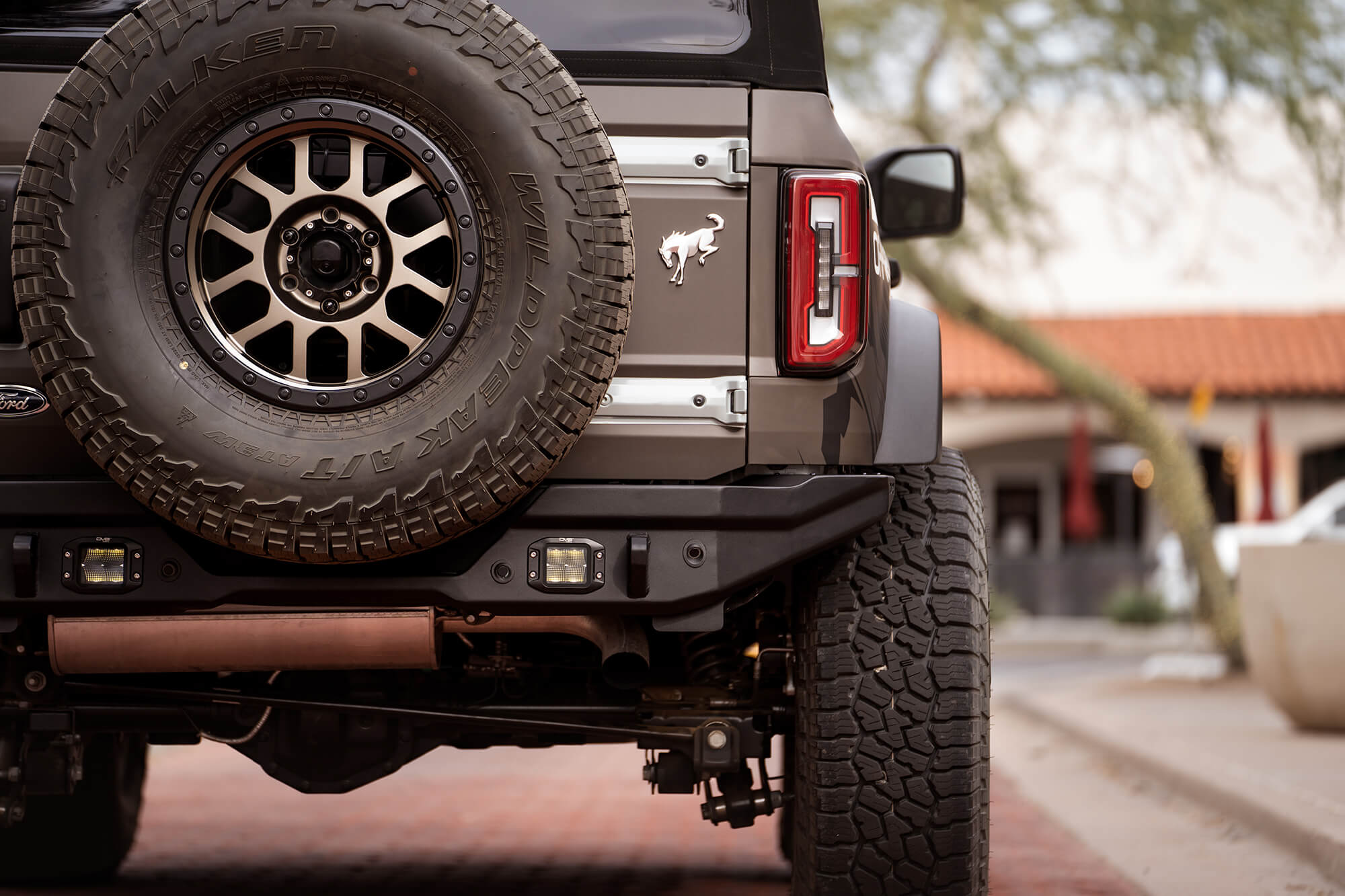 DV8 Offroad 2021-22 Ford Bronco FS-15 Series Rear Bumper RBBR-02