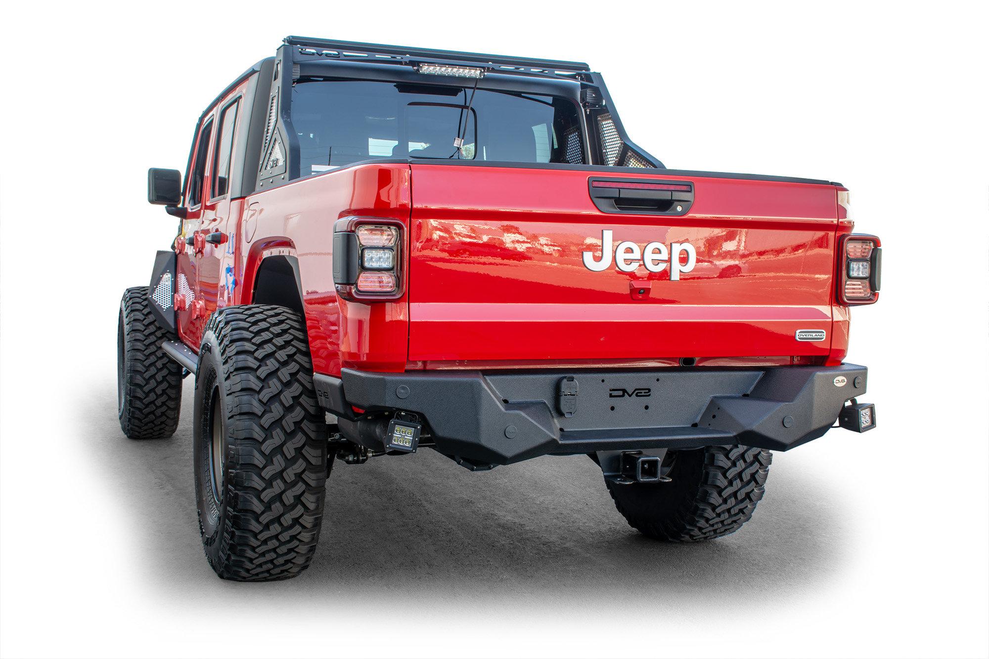 DV8 Offroad Jeep Rear Full Size Bumper RBGL-04