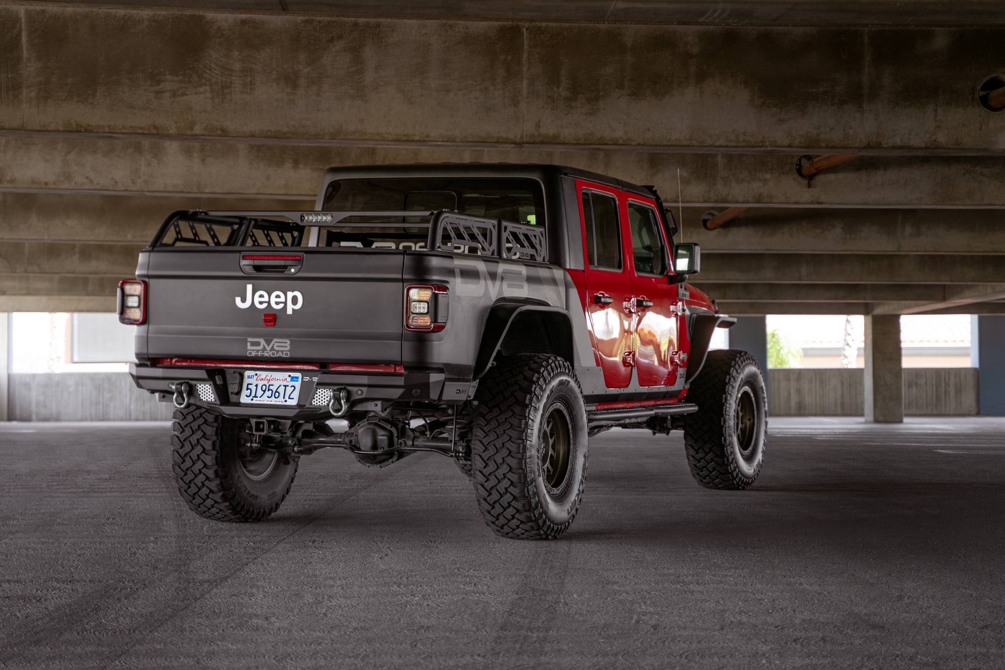 DV8 Offroad Jeep Gladiator JT MTO Series Rear Bumper RBGL-06