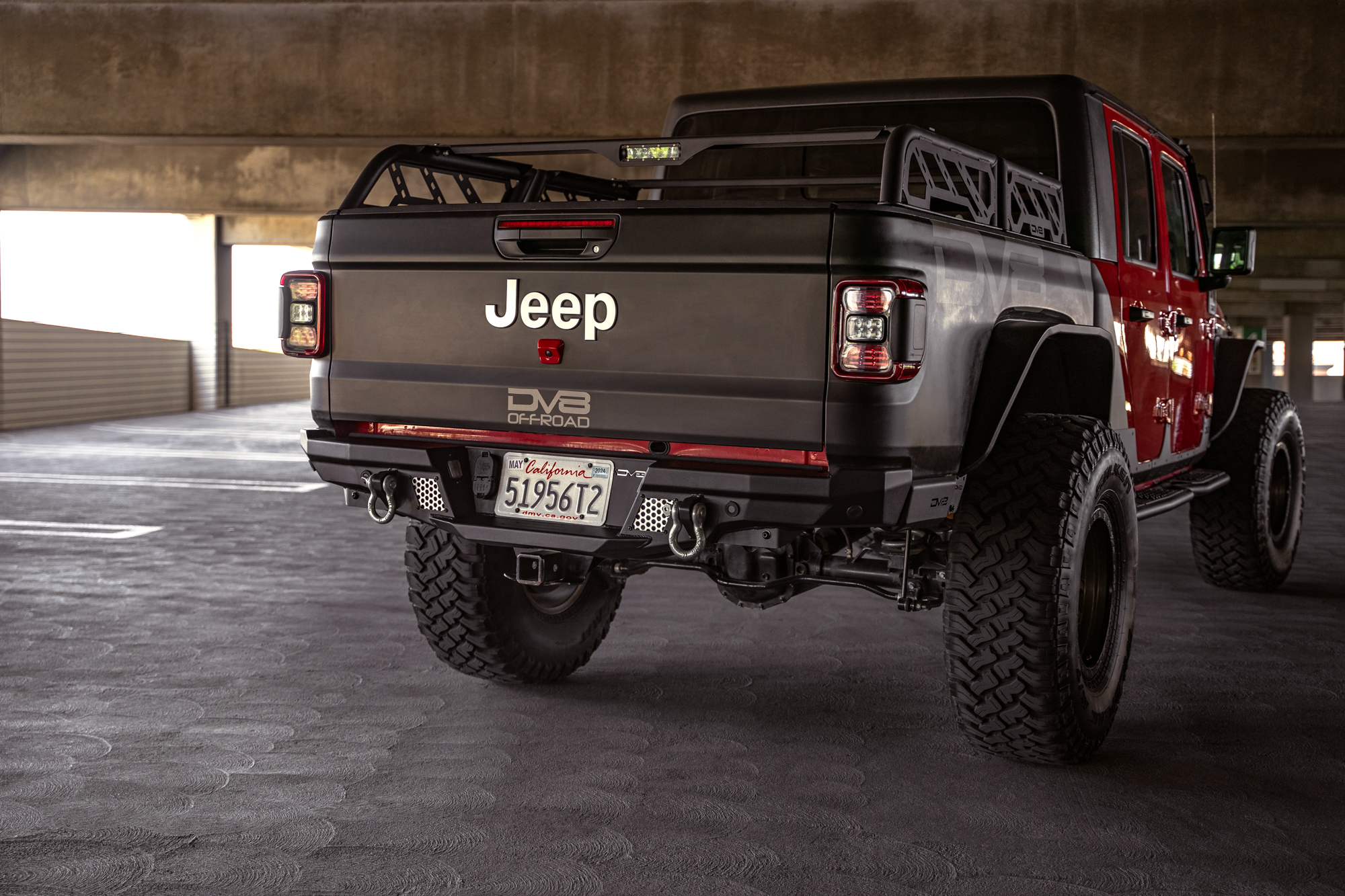 DV8 Offroad Jeep Gladiator JT MTO Series Rear Bumper RBGL-06