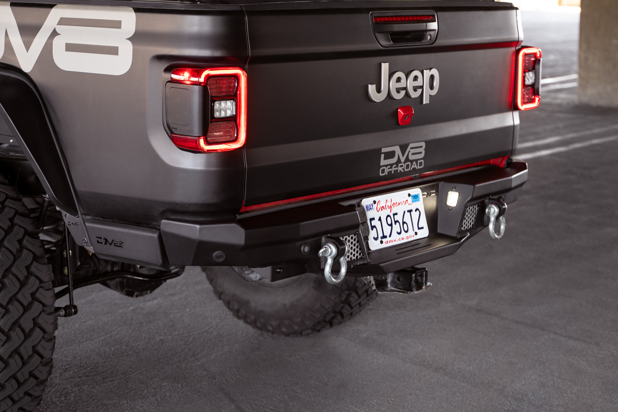 DV8 Offroad Jeep Gladiator JT MTO Series Rear Bumper RBGL-06
