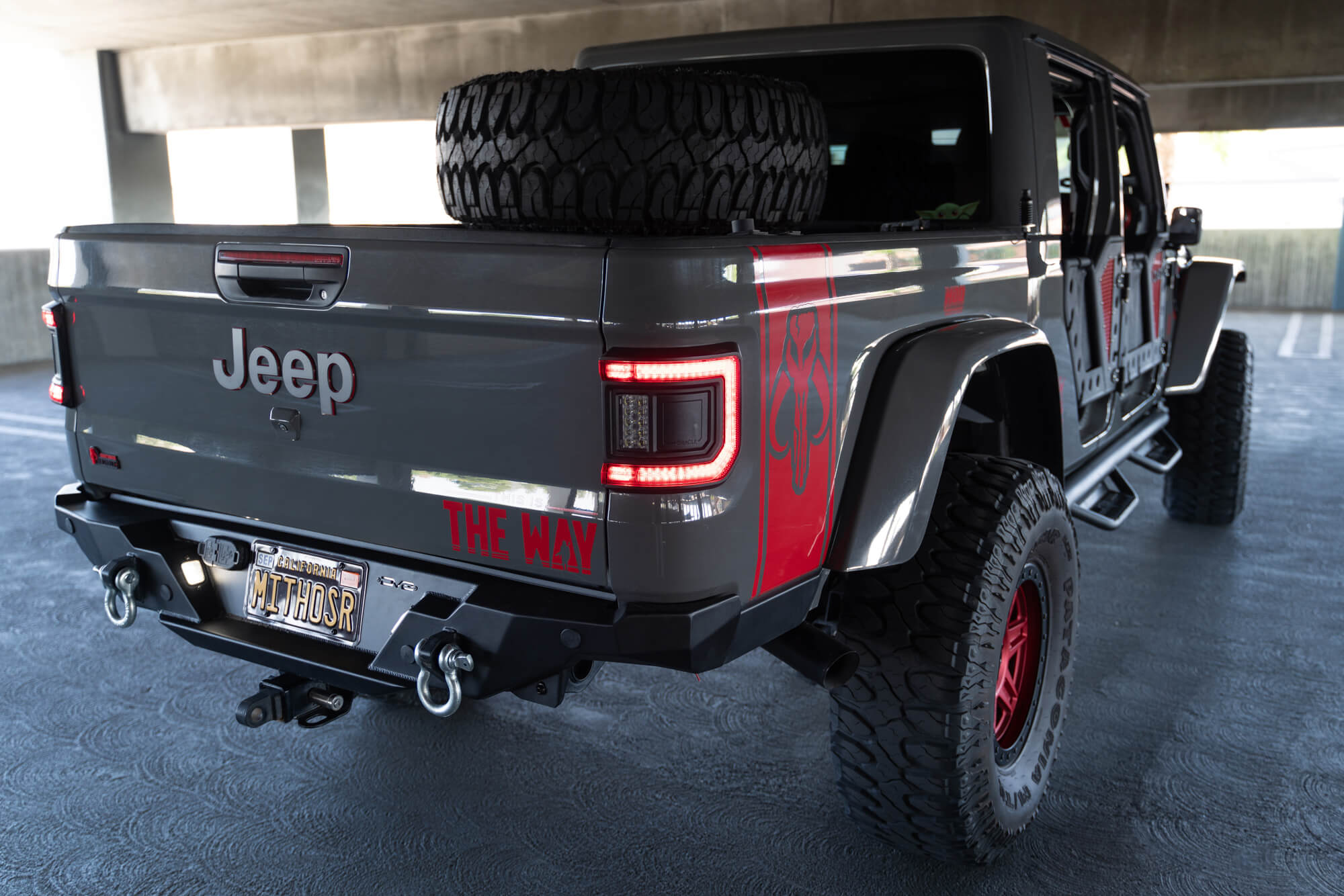 DV8 Offroad 2020-2023 Jeep Gladiator JT FS-15 Series Rear Bumper RBGL-11